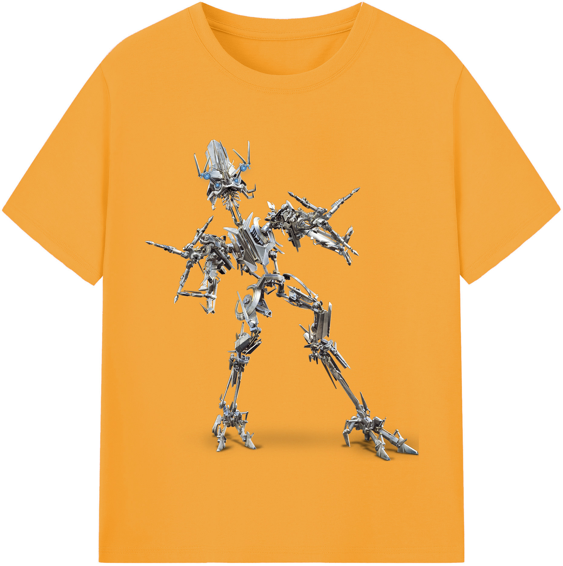 （画像用）  レディースカジュアルプリントTシャツ（綿100％）
