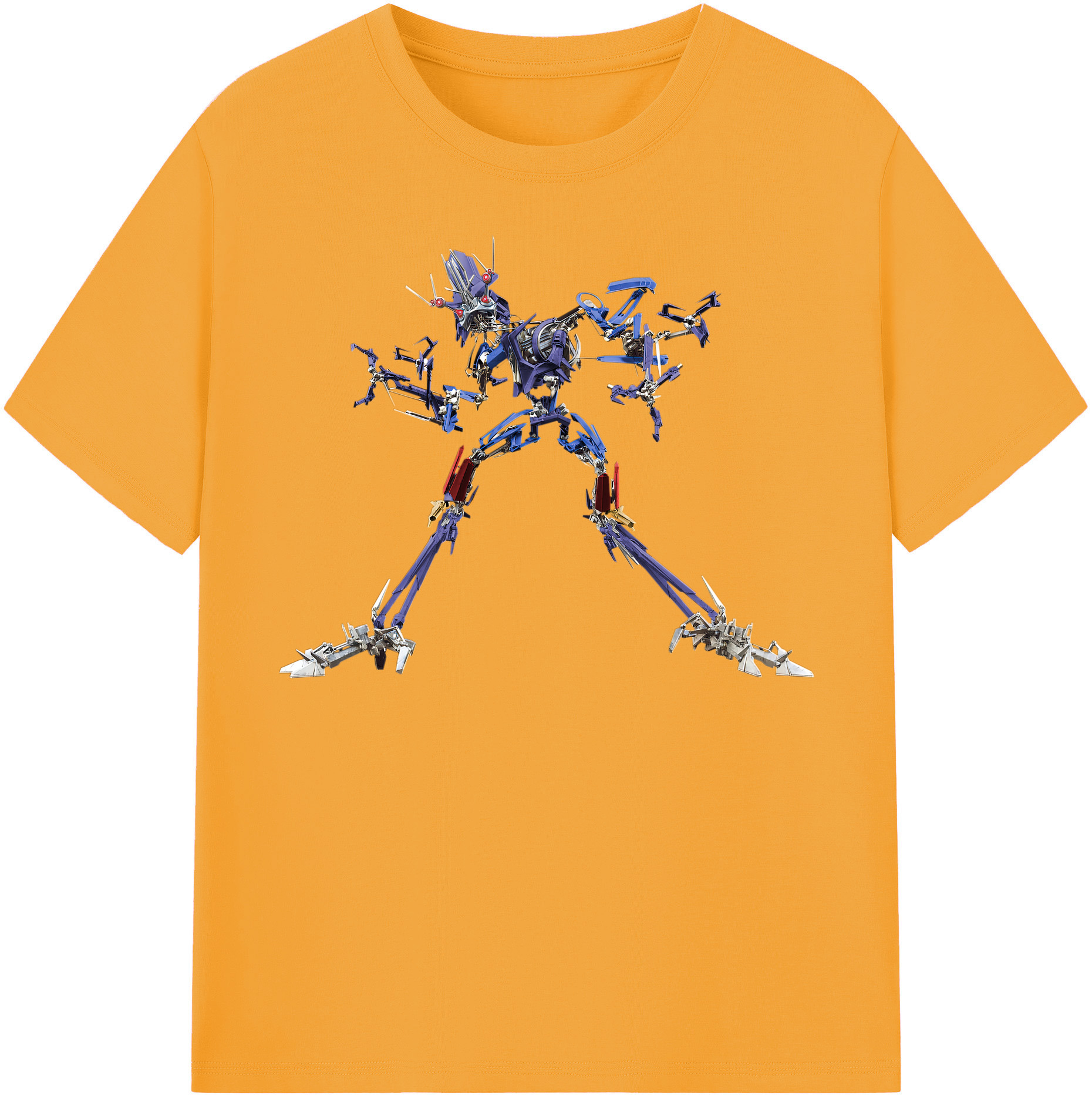 （画像用）  レディースカジュアルプリントTシャツ（綿100％）