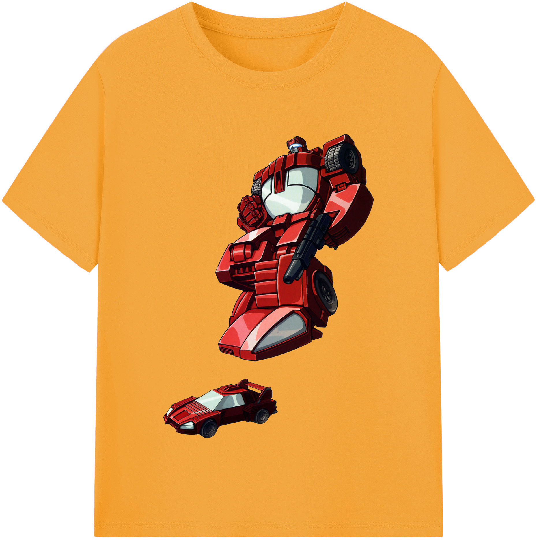 （画像用）  レディースカジュアルプリントTシャツ（綿100％）