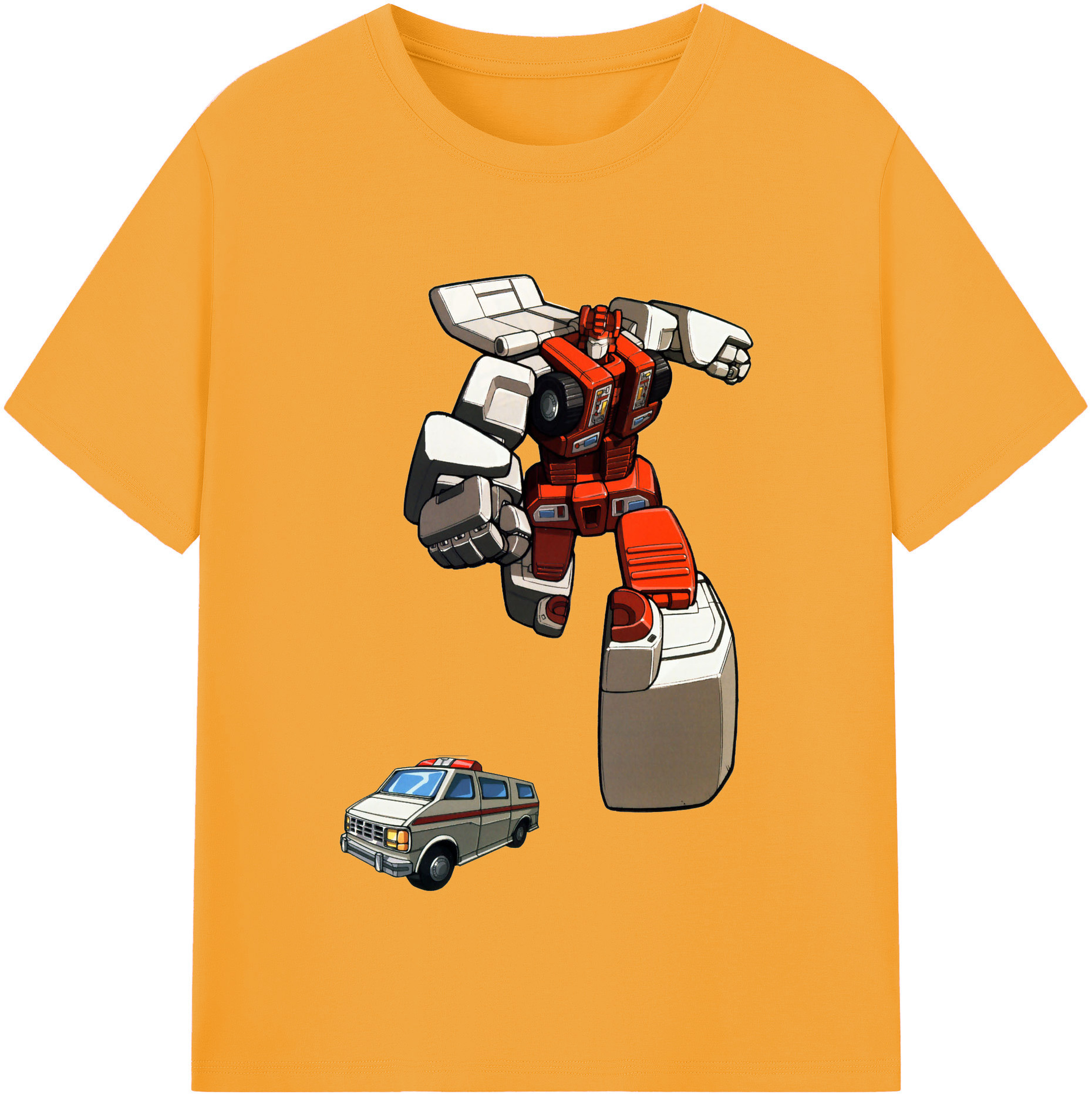 （画像用）  レディースカジュアルプリントTシャツ（綿100％）