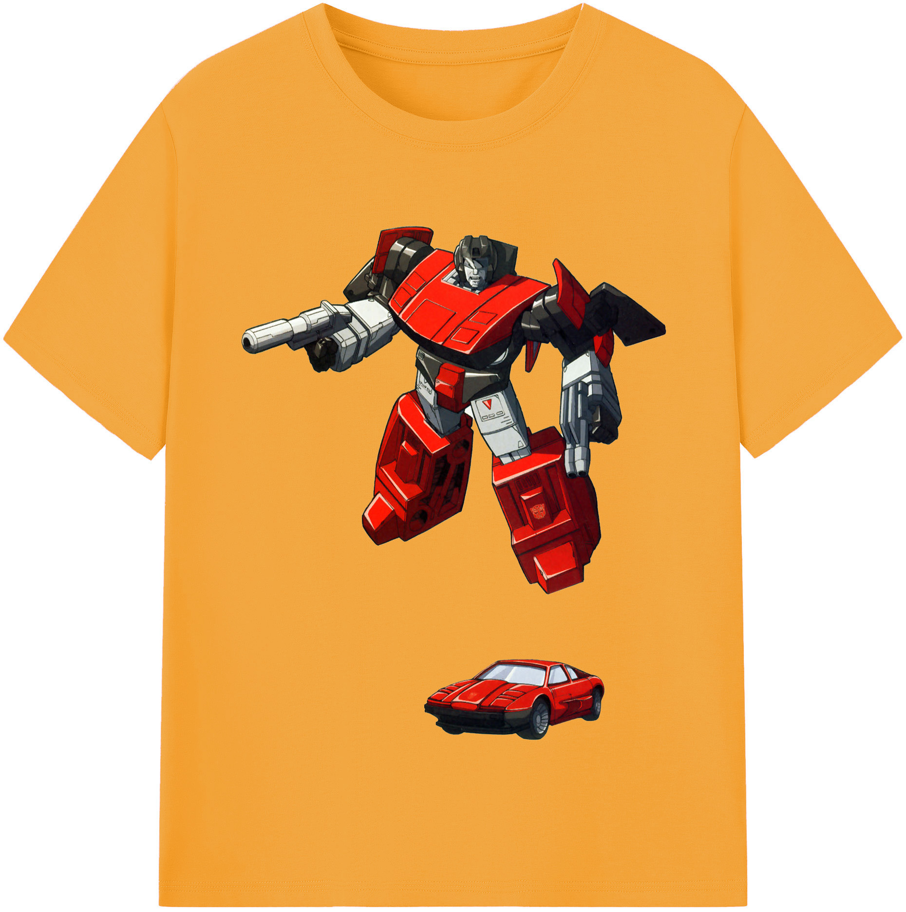 （画像用）  レディースカジュアルプリントTシャツ（綿100％）