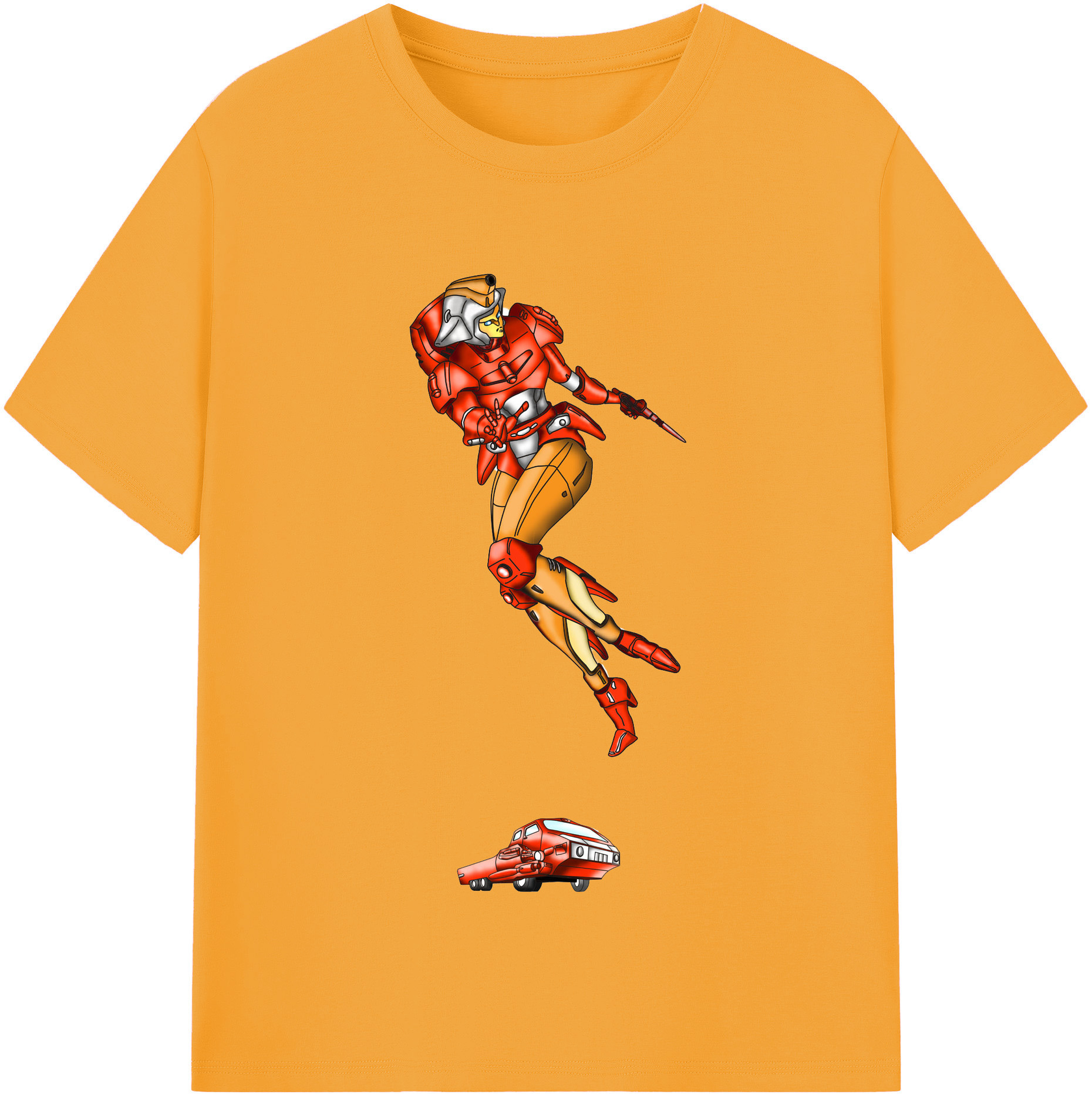 （画像用）  レディースカジュアルプリントTシャツ（綿100％）