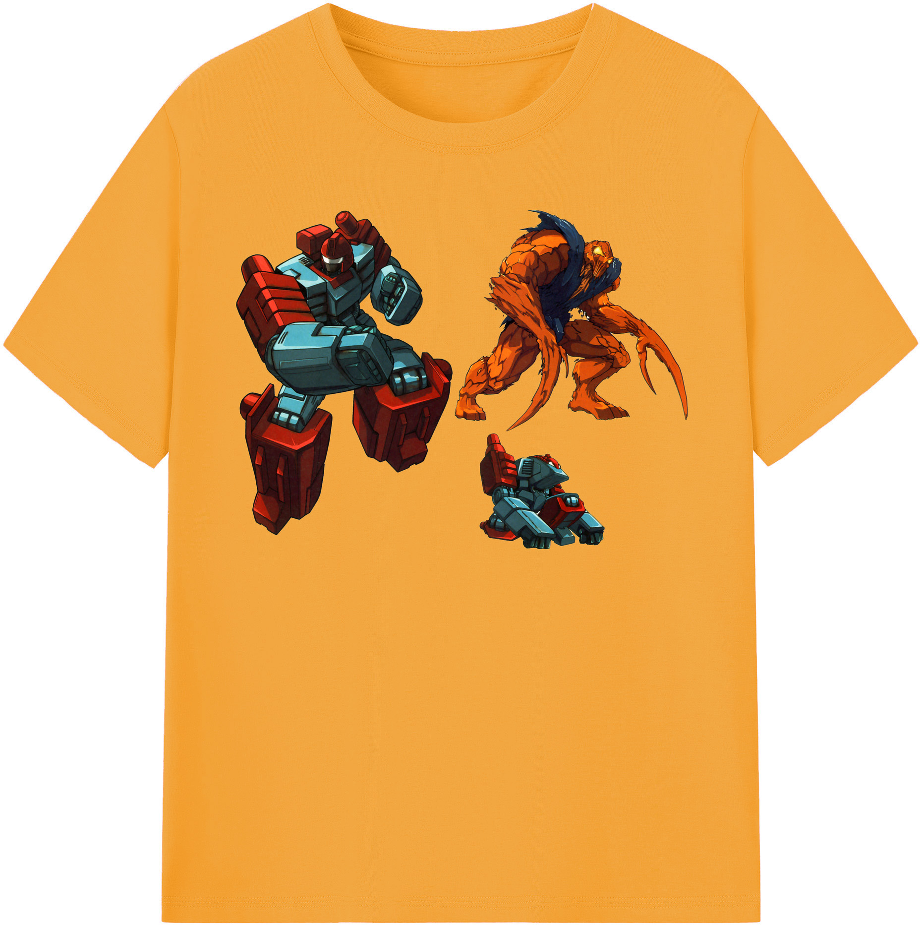 （画像用）  レディースカジュアルプリントTシャツ（綿100％）