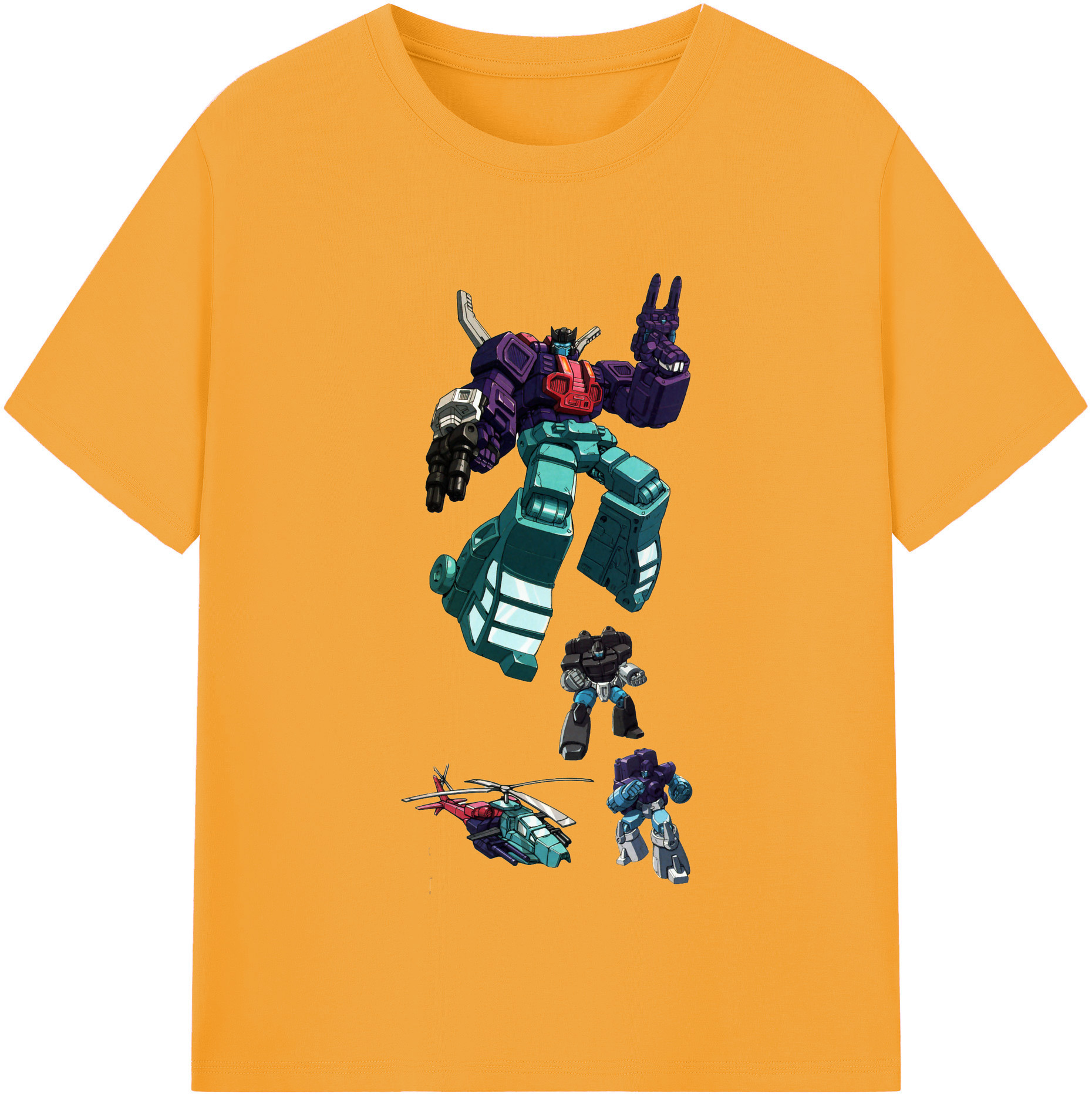 （画像用）  レディースカジュアルプリントTシャツ（綿100％）