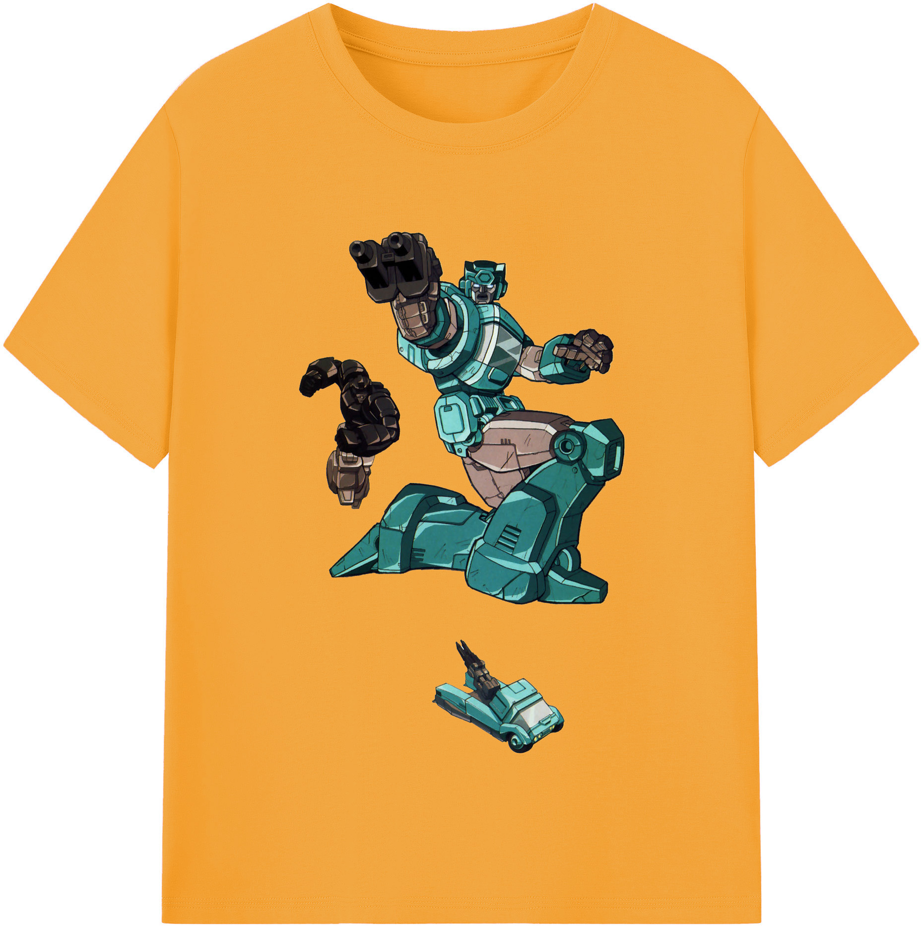 （画像用）  レディースカジュアルプリントTシャツ（綿100％）