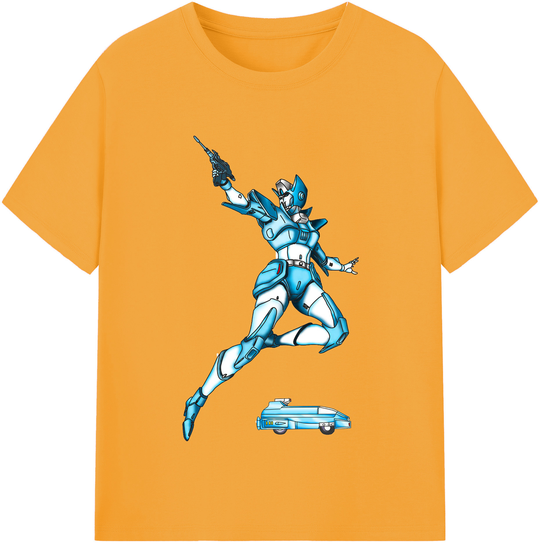（画像用）  レディースカジュアルプリントTシャツ（綿100％）