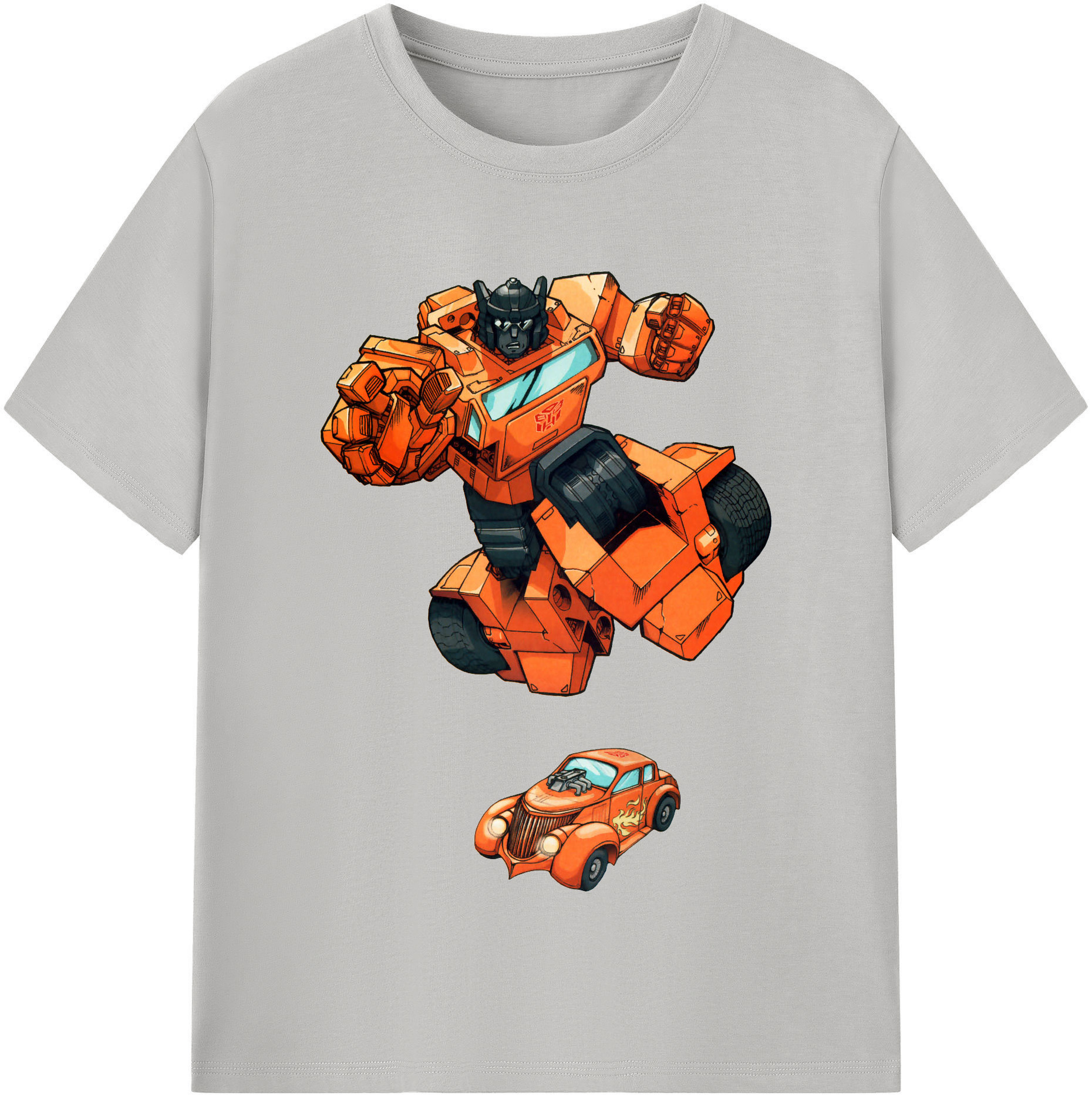 （画像用）  レディースカジュアルプリントTシャツ（綿100％）