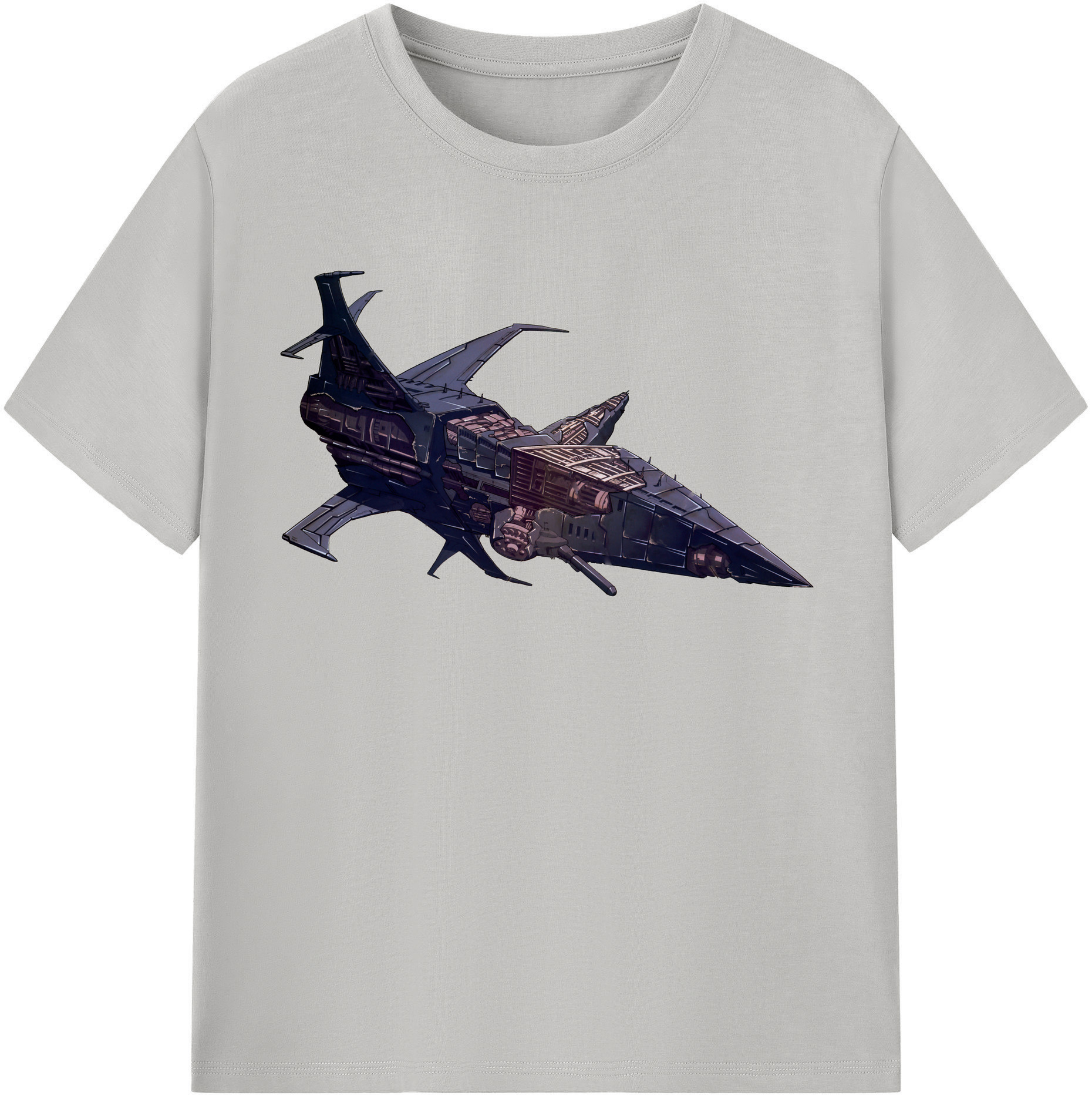 （画像用）  レディースカジュアルプリントTシャツ（綿100％）