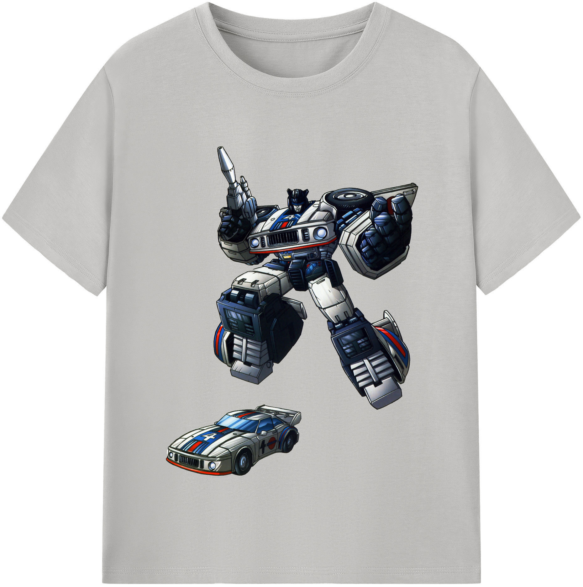 （画像用）  レディースカジュアルプリントTシャツ（綿100％）