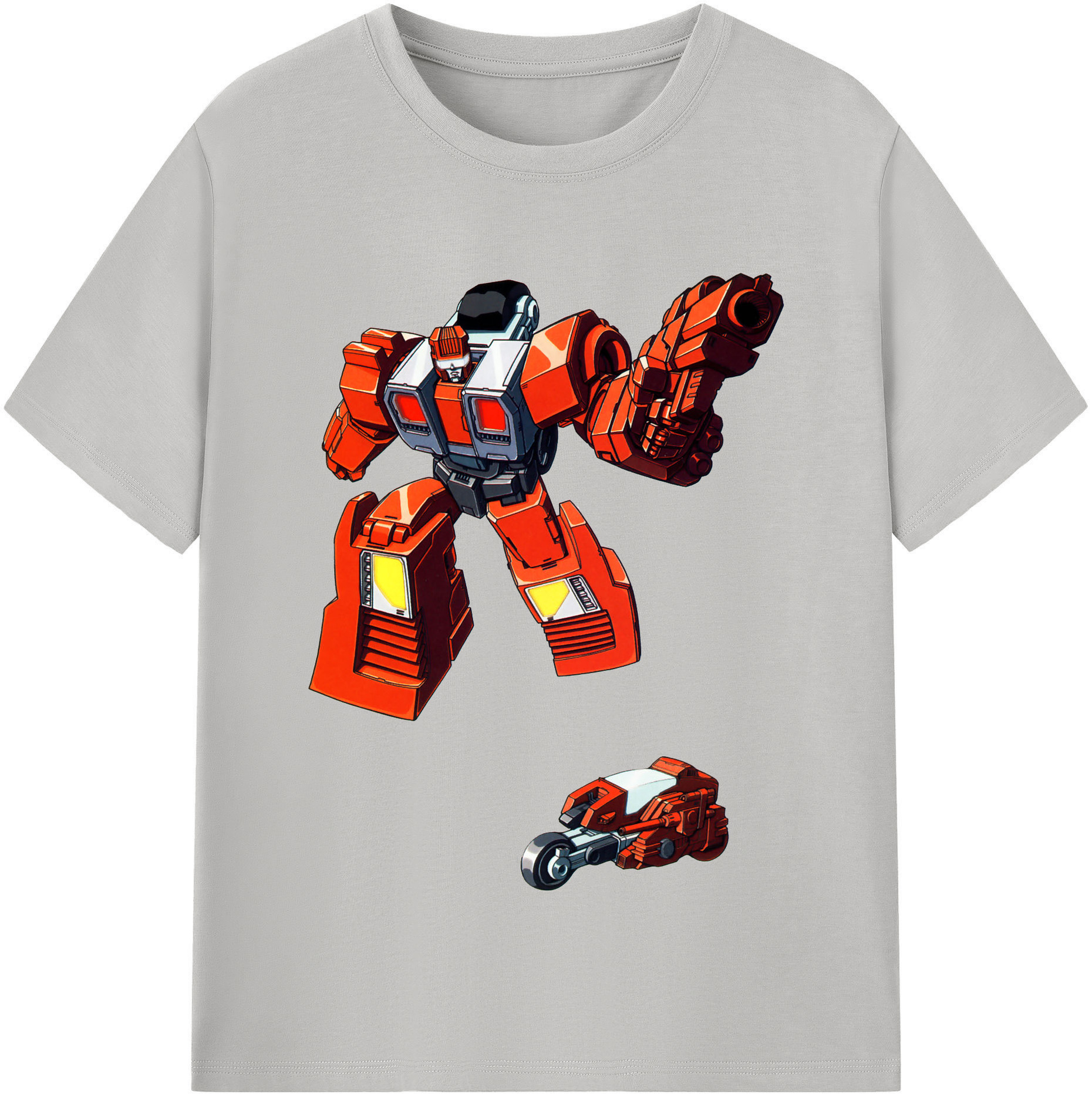 （画像用）  レディースカジュアルプリントTシャツ（綿100％）