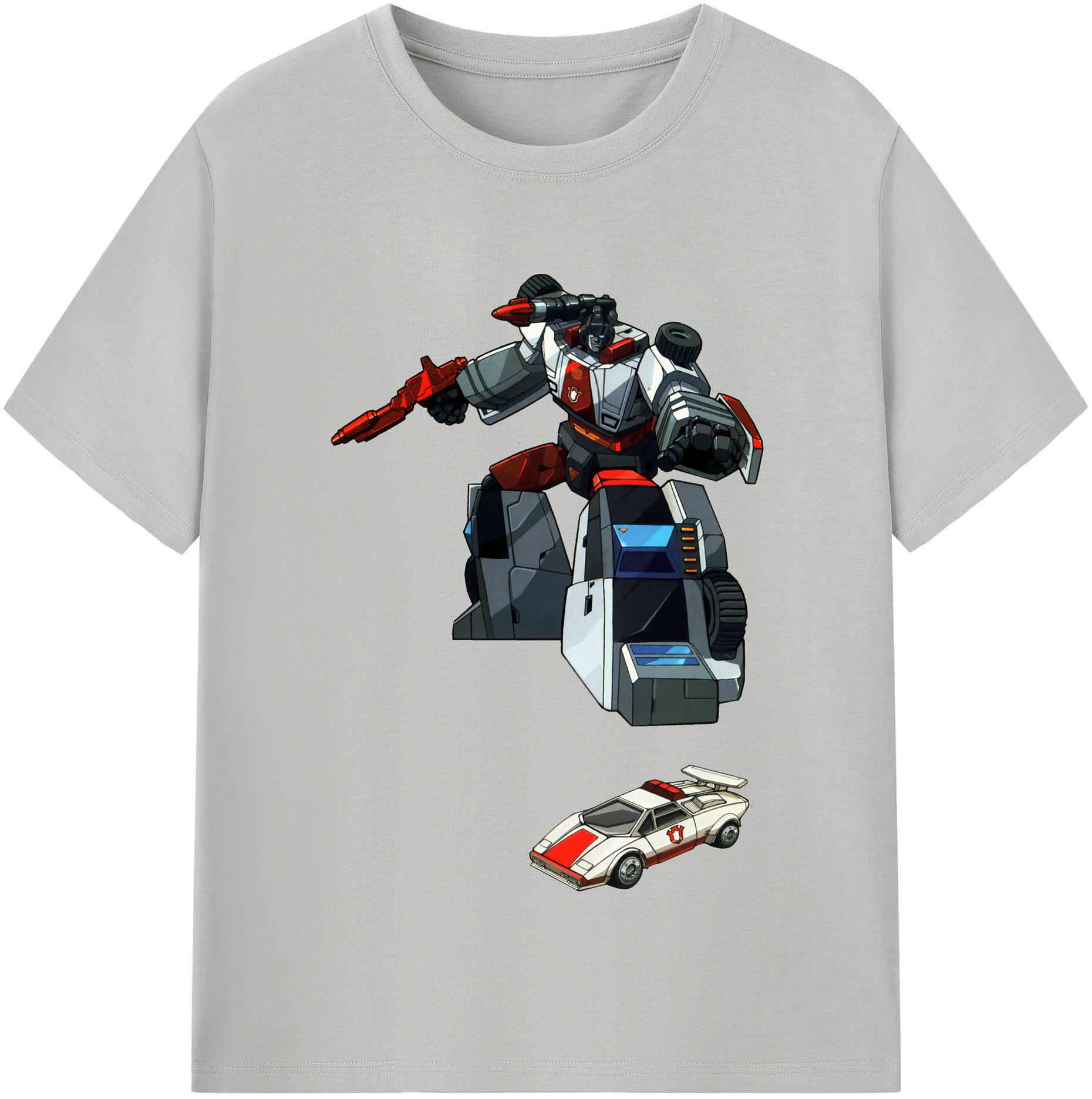 （画像用）  レディースカジュアルプリントTシャツ（綿100％）