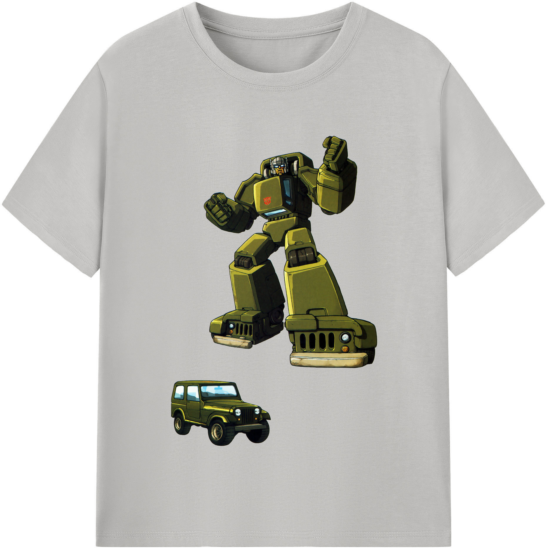 （画像用）  レディースカジュアルプリントTシャツ（綿100％）