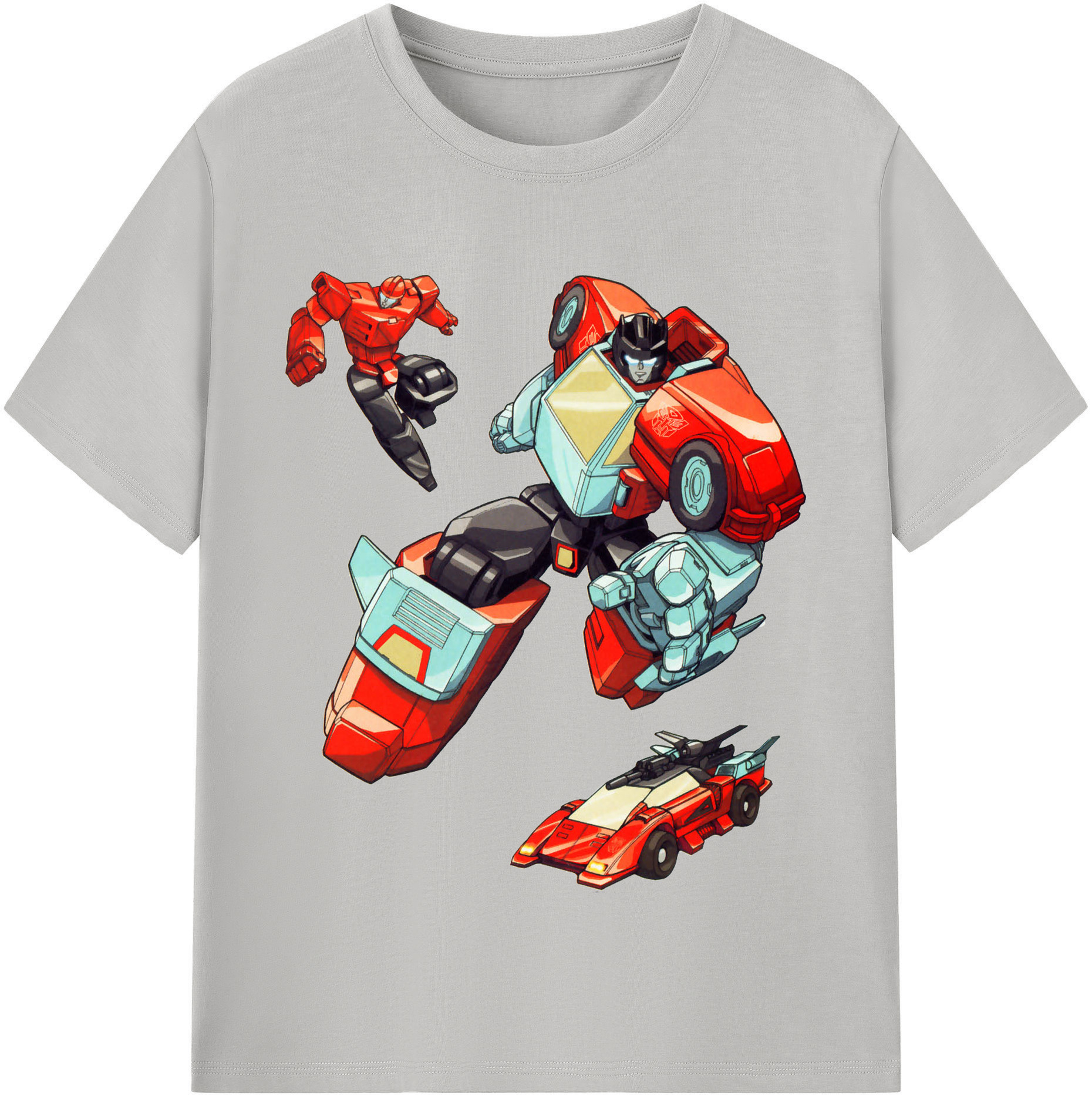 （画像用）  レディースカジュアルプリントTシャツ（綿100％）