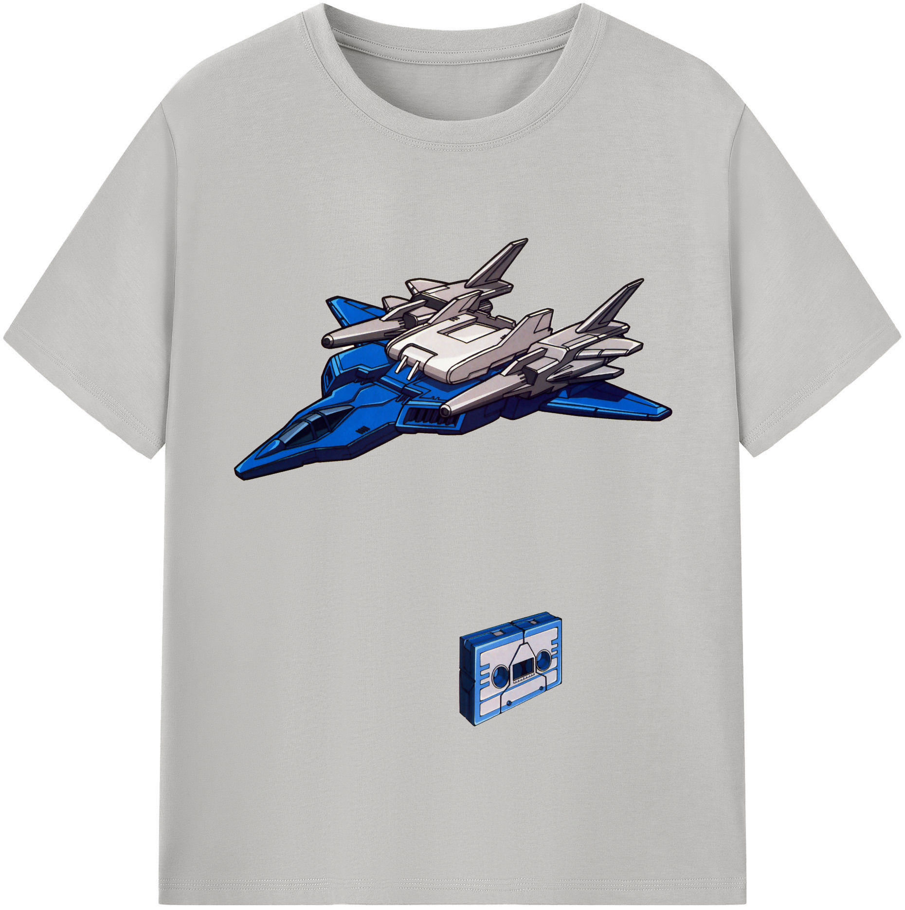 （画像用）  レディースカジュアルプリントTシャツ（綿100％）