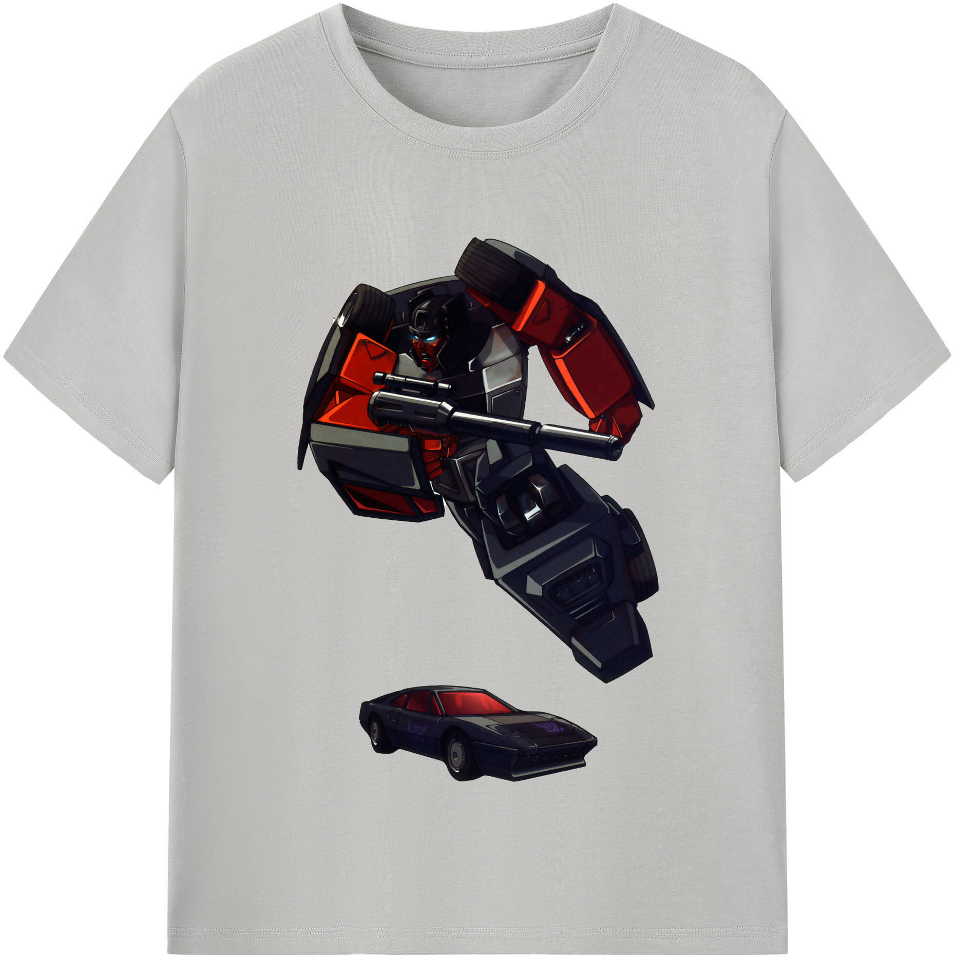 （画像用）  レディースカジュアルプリントTシャツ（綿100％）