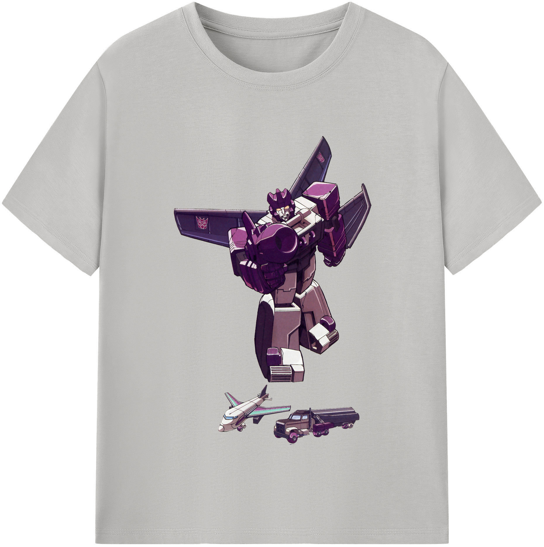 （画像用）  レディースカジュアルプリントTシャツ（綿100％）