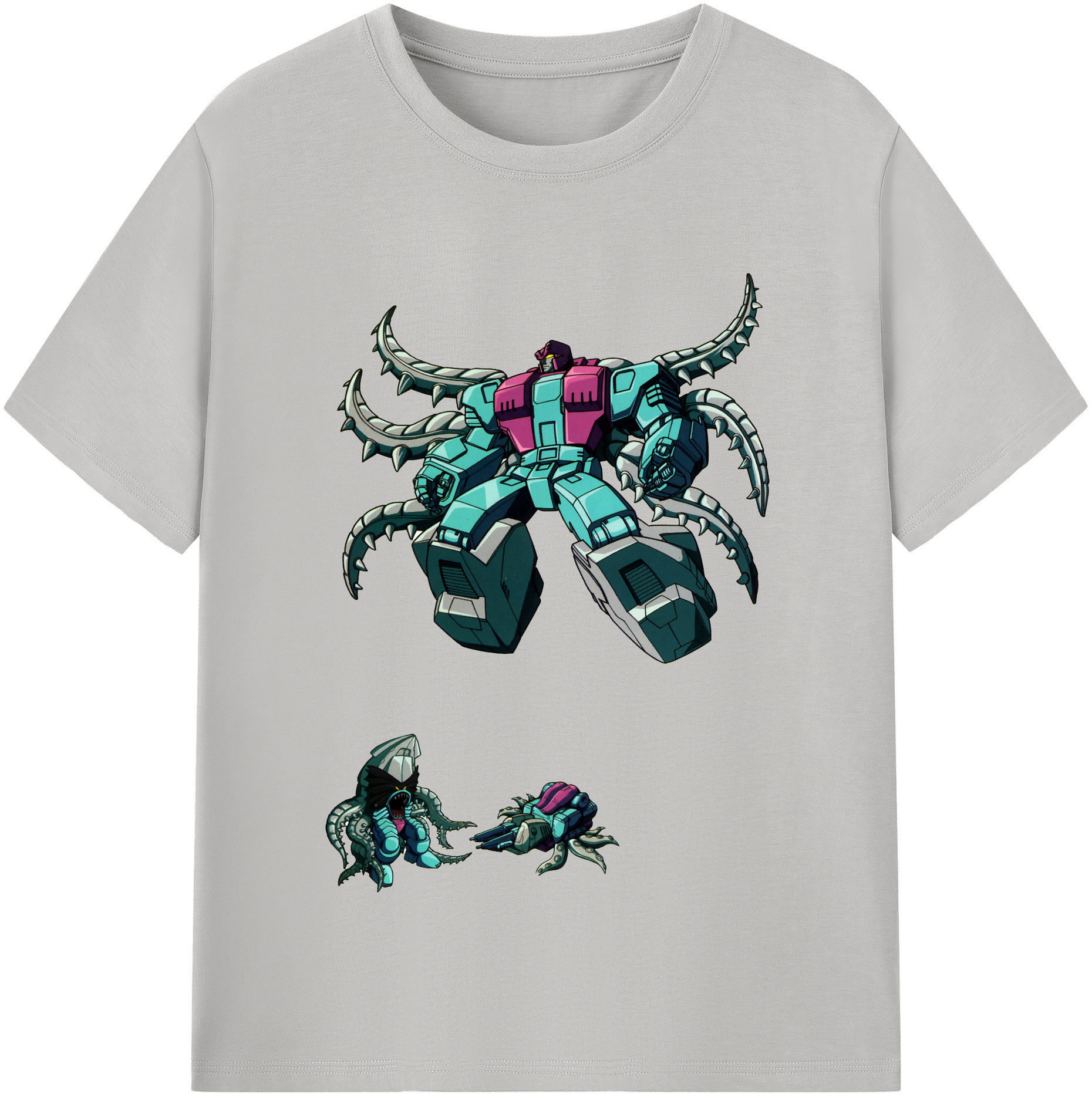 （画像用）  レディースカジュアルプリントTシャツ（綿100％）