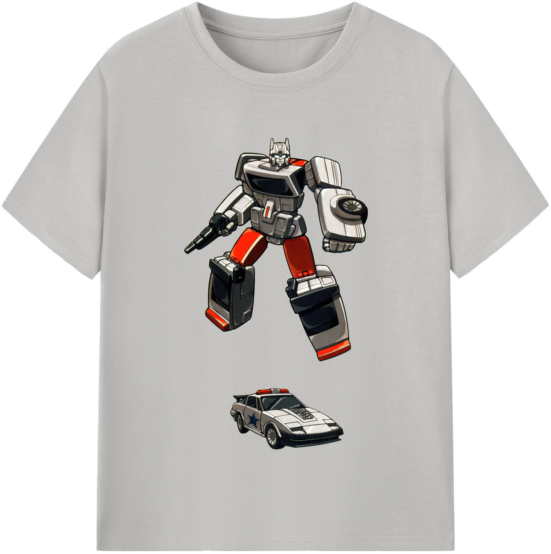 （画像用）  レディースカジュアルプリントTシャツ（綿100％）