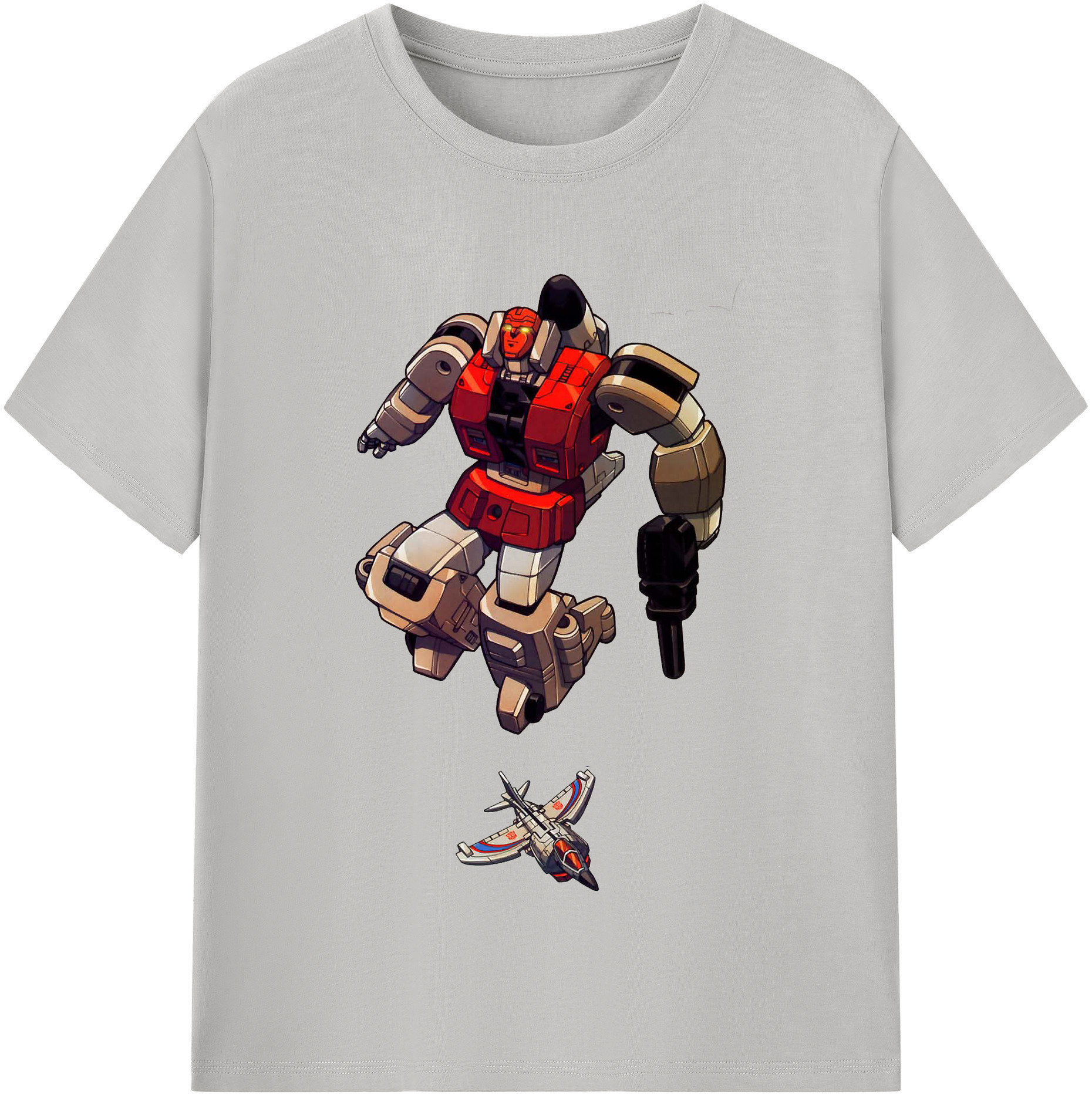 （画像用）  レディースカジュアルプリントTシャツ（綿100％）