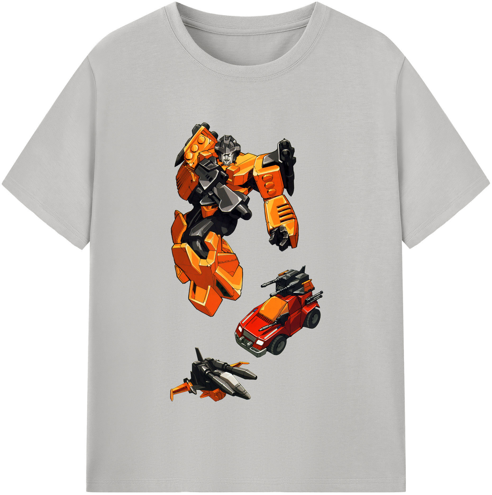 （画像用）  レディースカジュアルプリントTシャツ（綿100％）