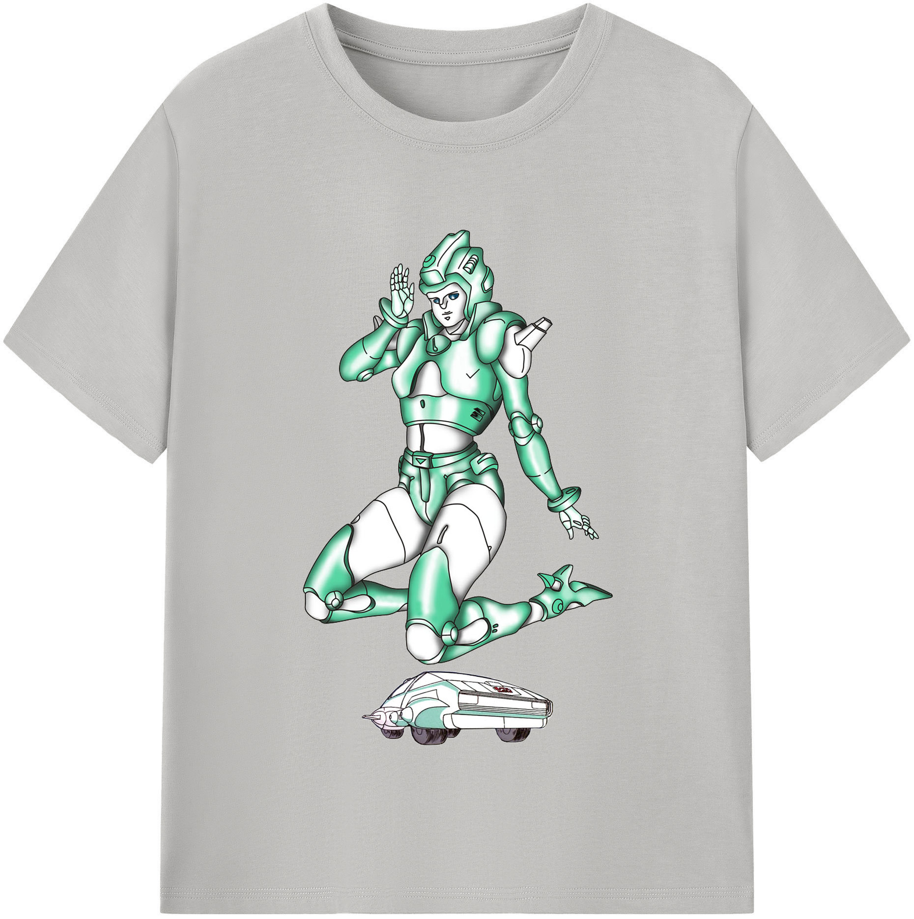  レディースカジュアルプリントTシャツ（綿100％）