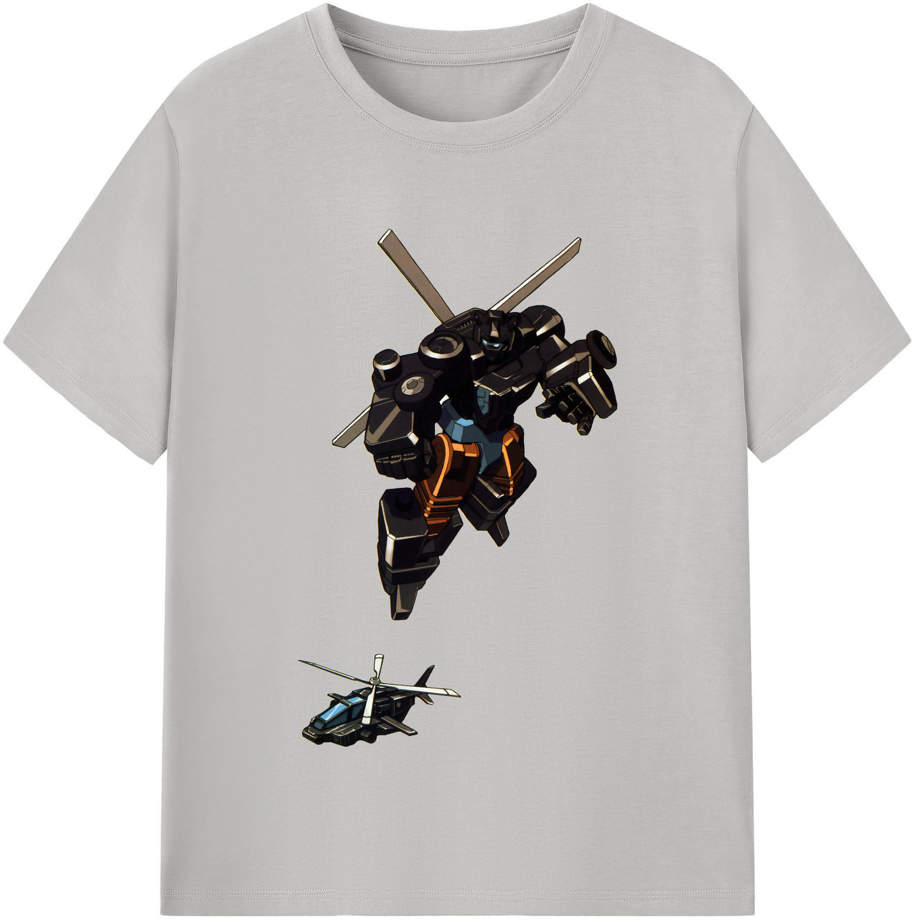 （画像用）  レディースカジュアルプリントTシャツ（綿100％）
