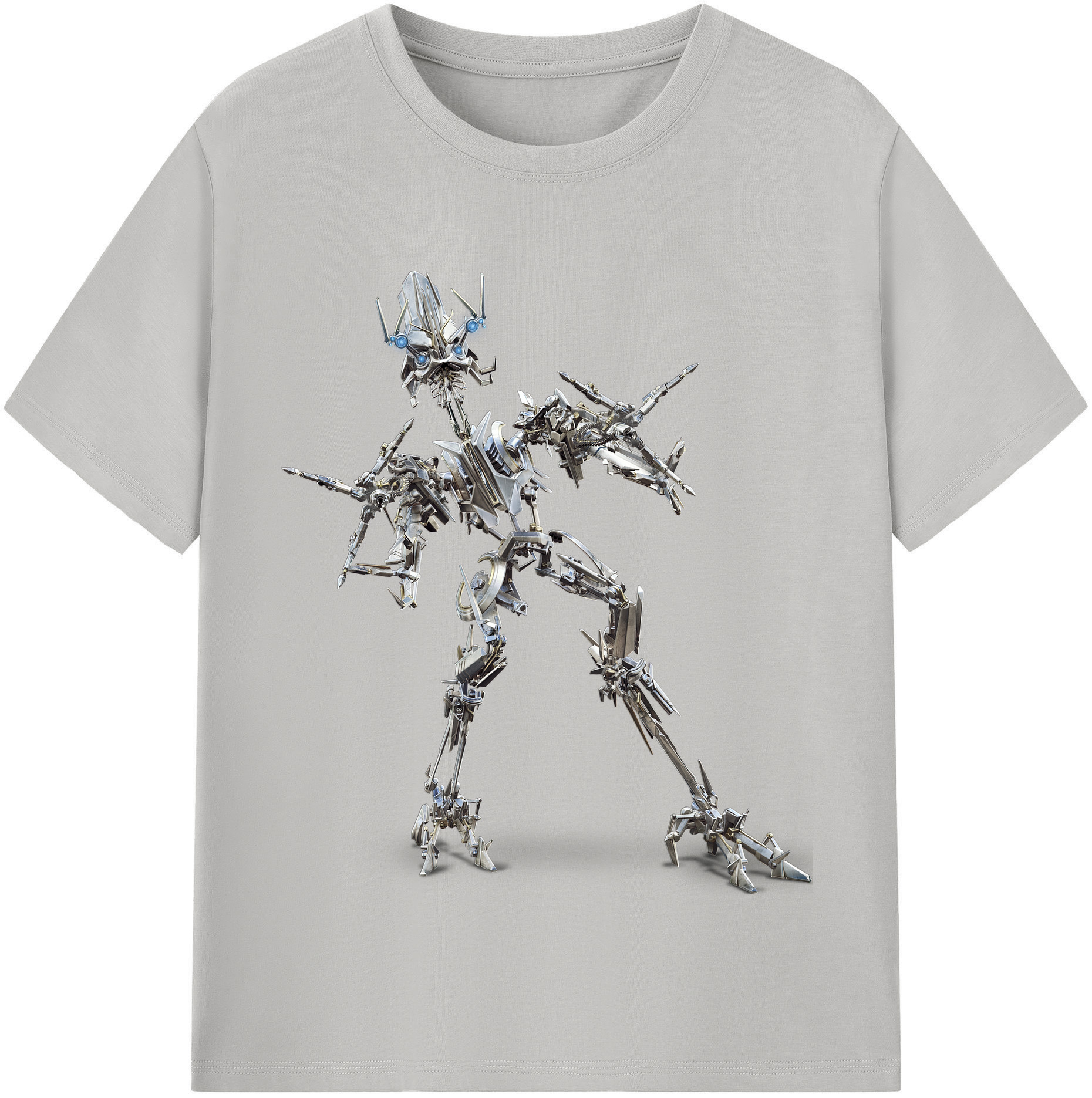 （画像用）  レディースカジュアルプリントTシャツ（綿100％）