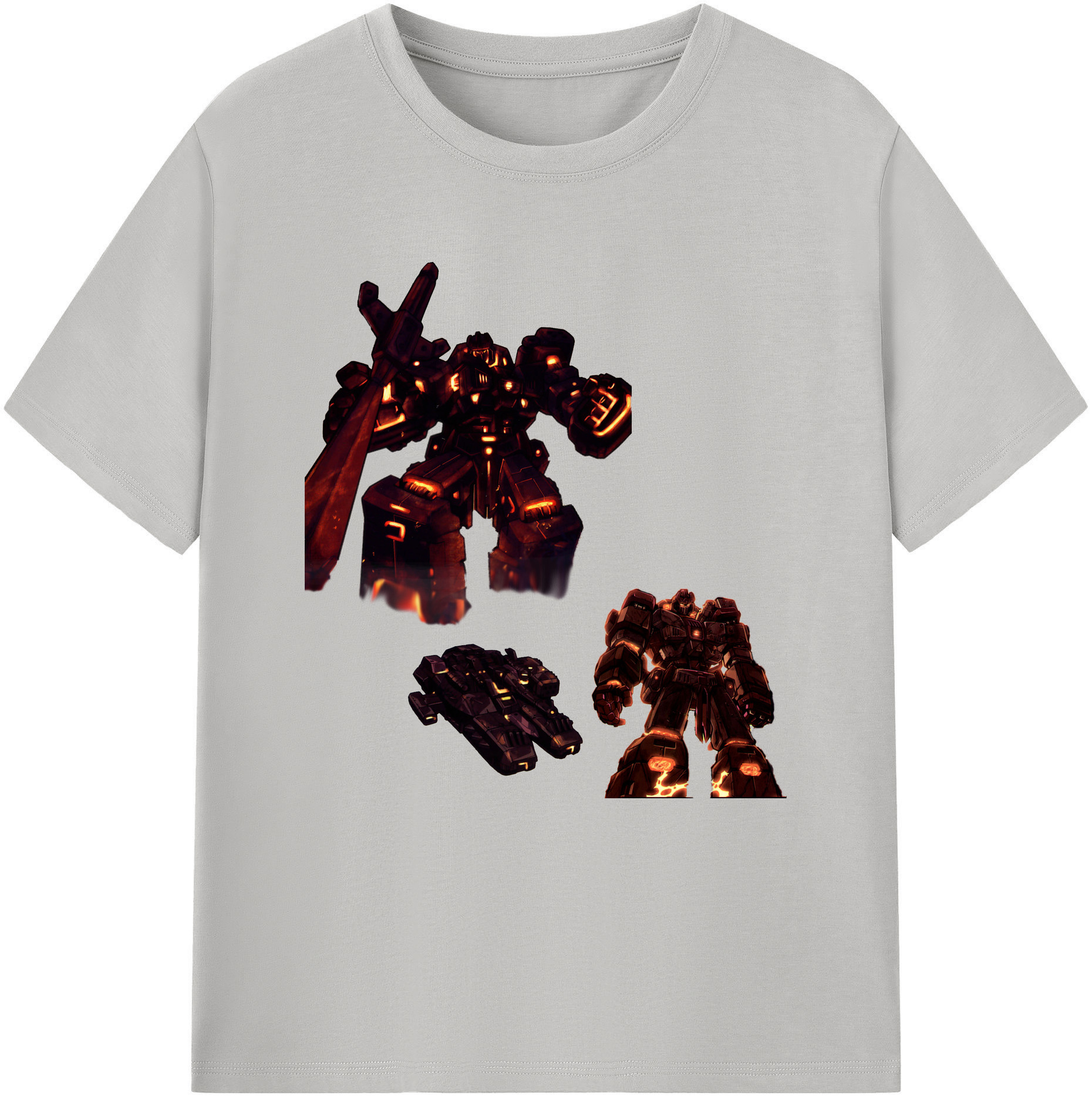 （画像用）  レディースカジュアルプリントTシャツ（綿100％）