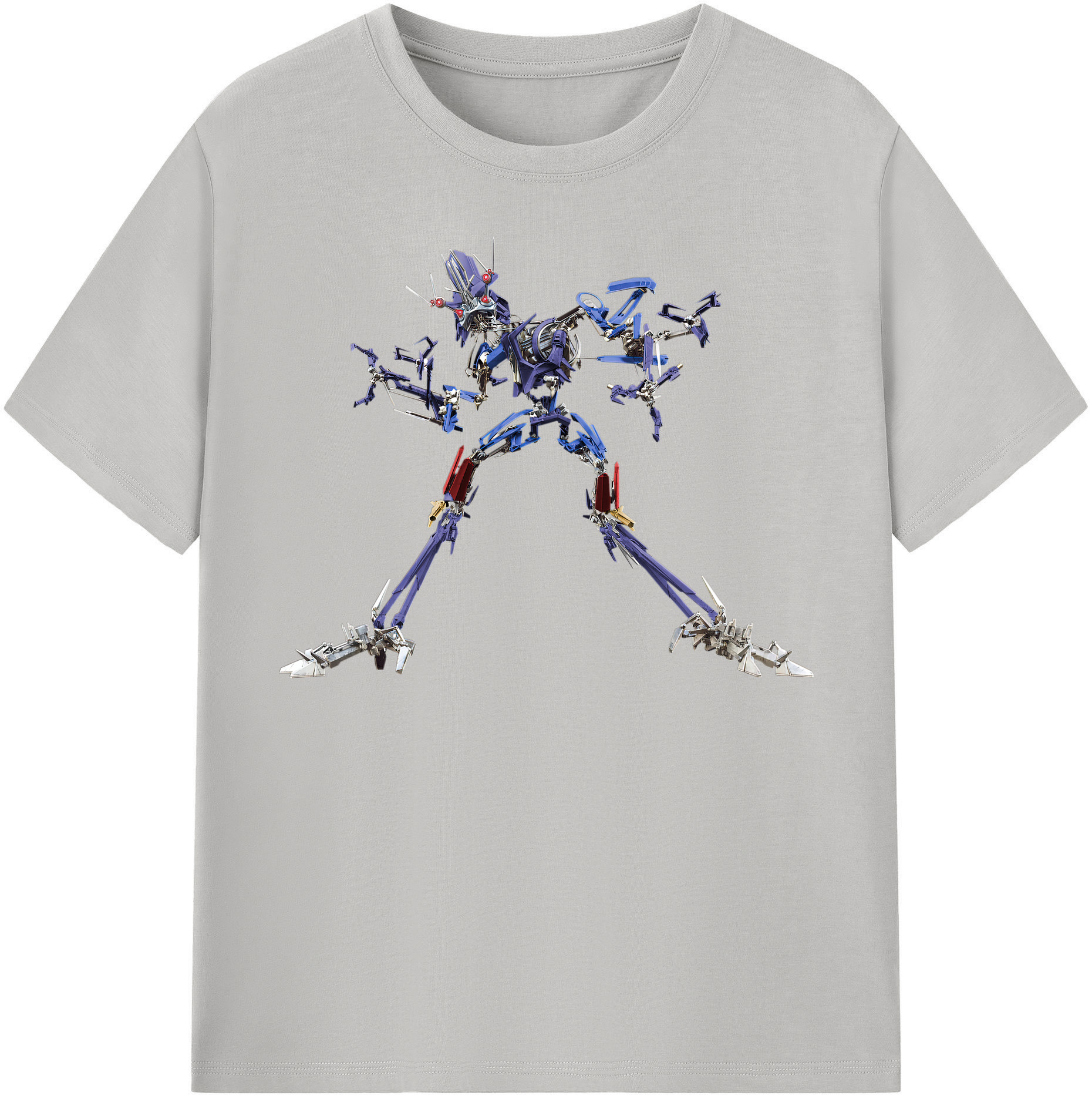 （画像用）  レディースカジュアルプリントTシャツ（綿100％）