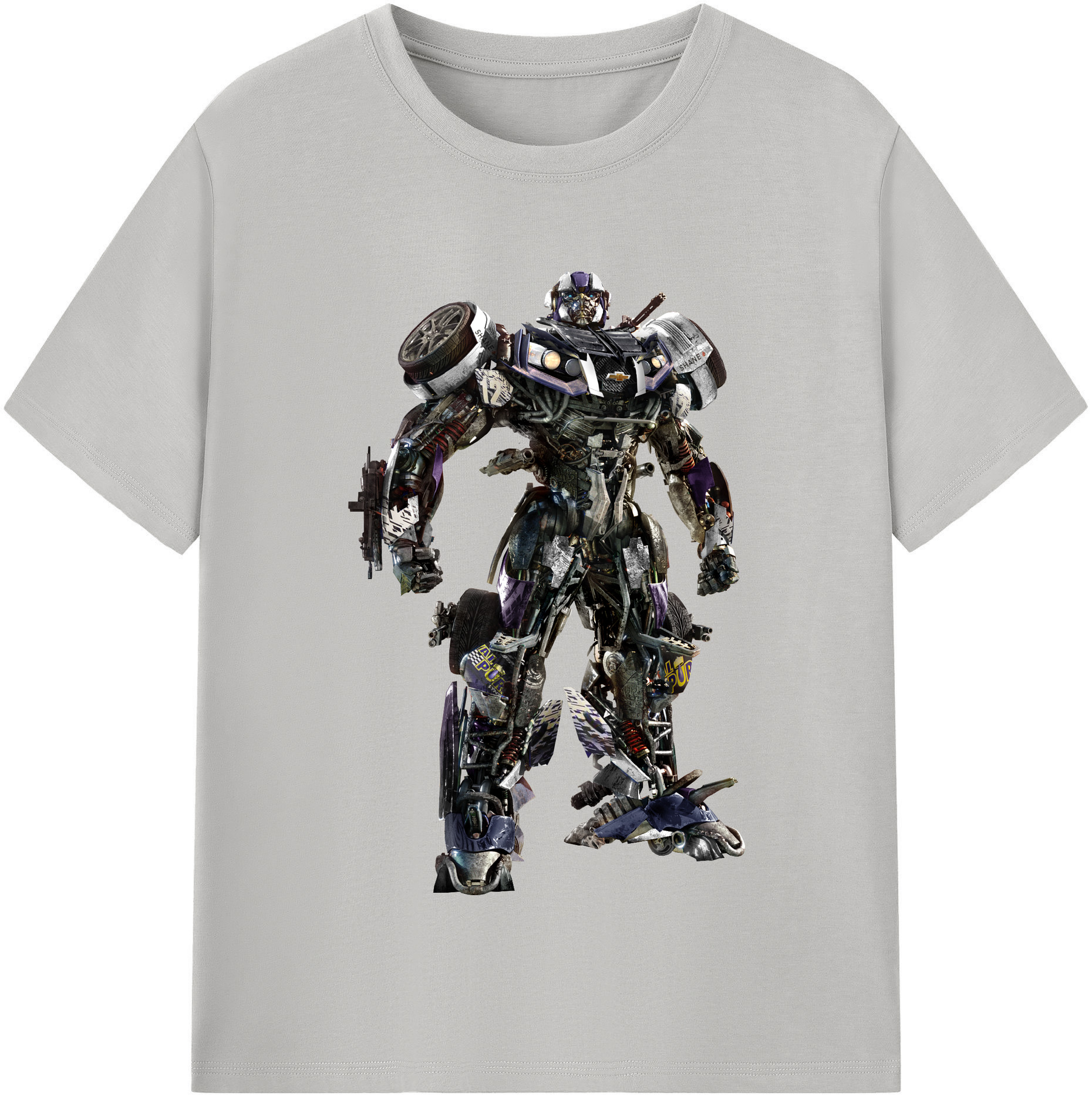 （画像用）  レディースカジュアルプリントTシャツ（綿100％）