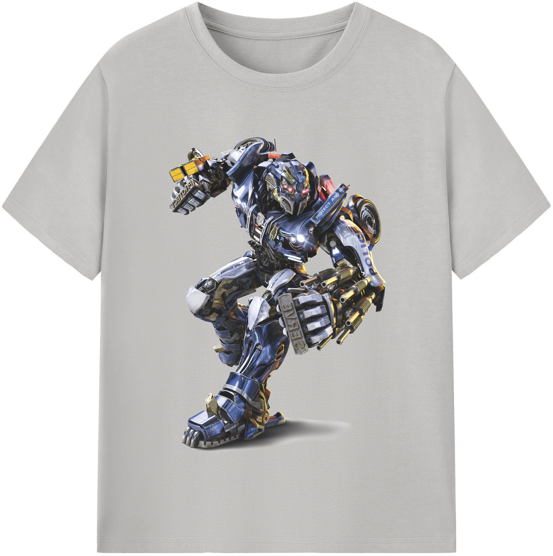 （画像用）  レディースカジュアルプリントTシャツ（綿100％）
