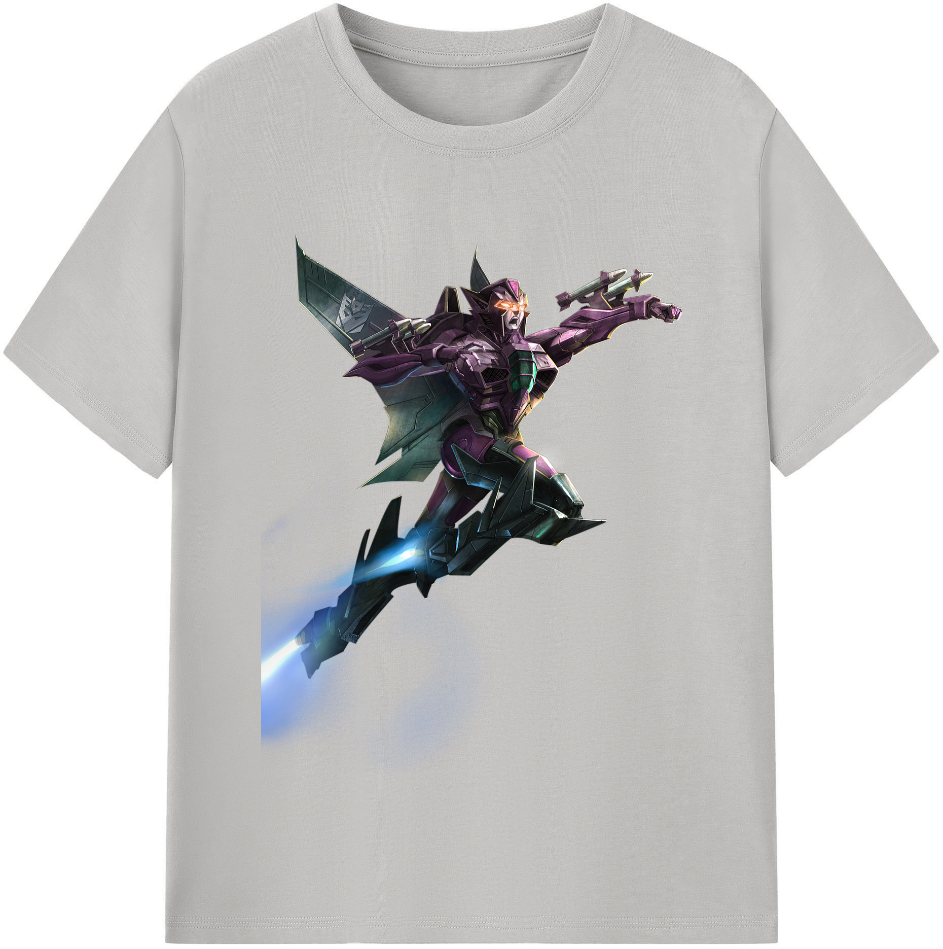 （画像用）  レディースカジュアルプリントTシャツ（綿100％）
