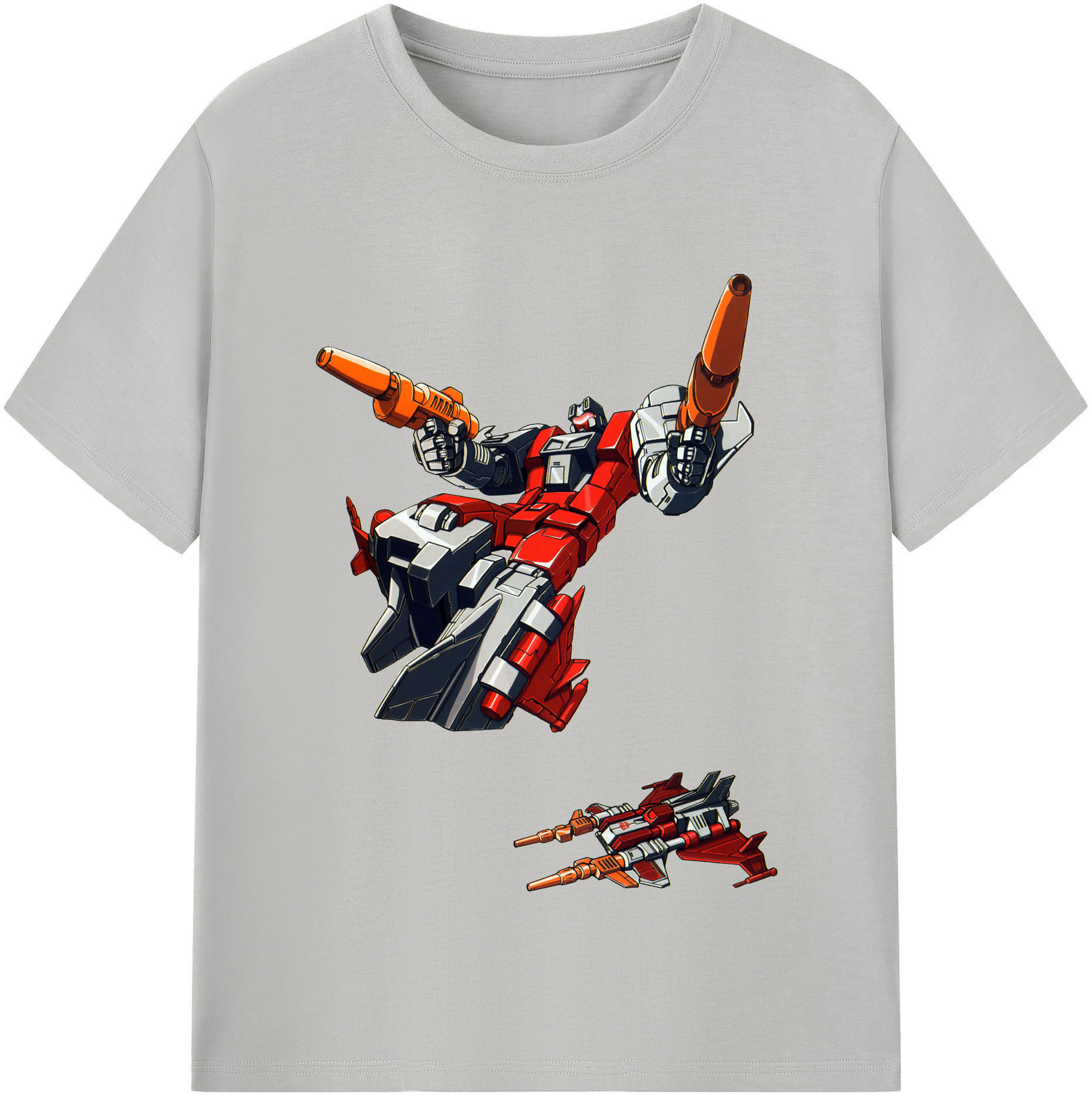（画像用）  レディースカジュアルプリントTシャツ（綿100％）