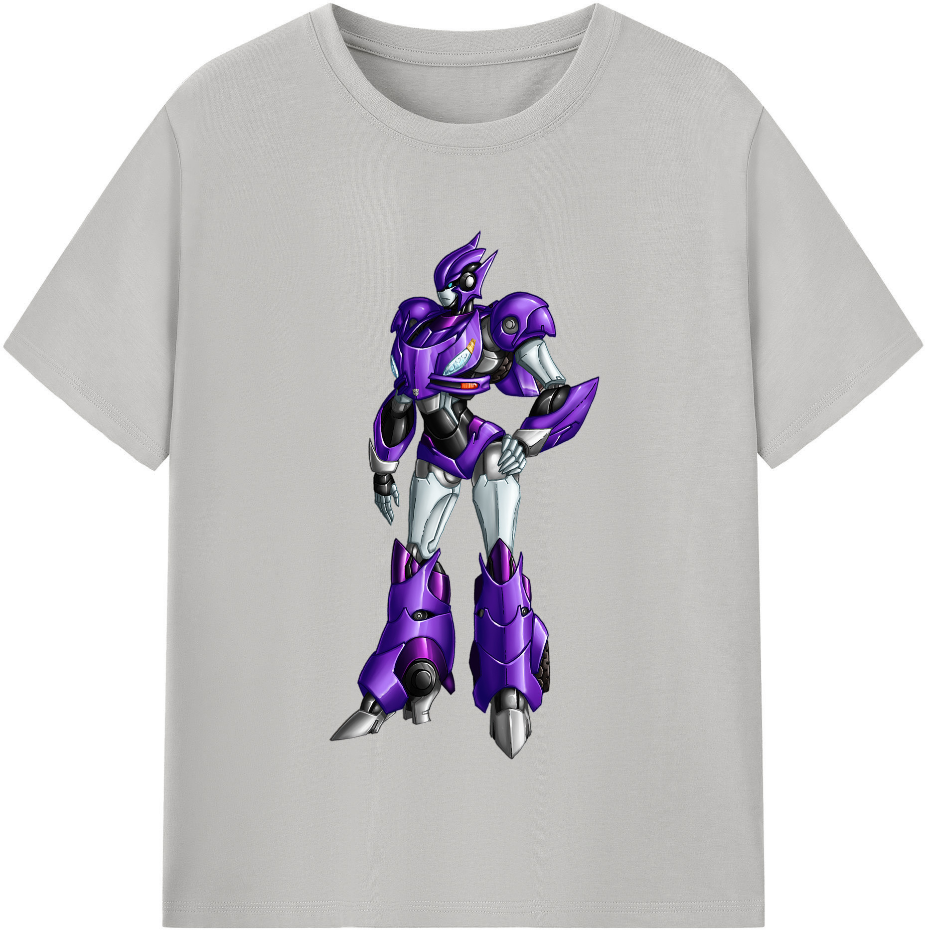 （画像用）  レディースカジュアルプリントTシャツ（綿100％）