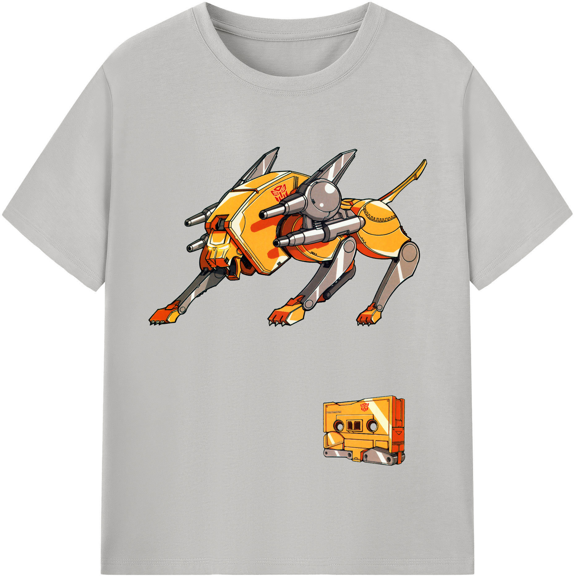 （画像用）  レディースカジュアルプリントTシャツ（綿100％）