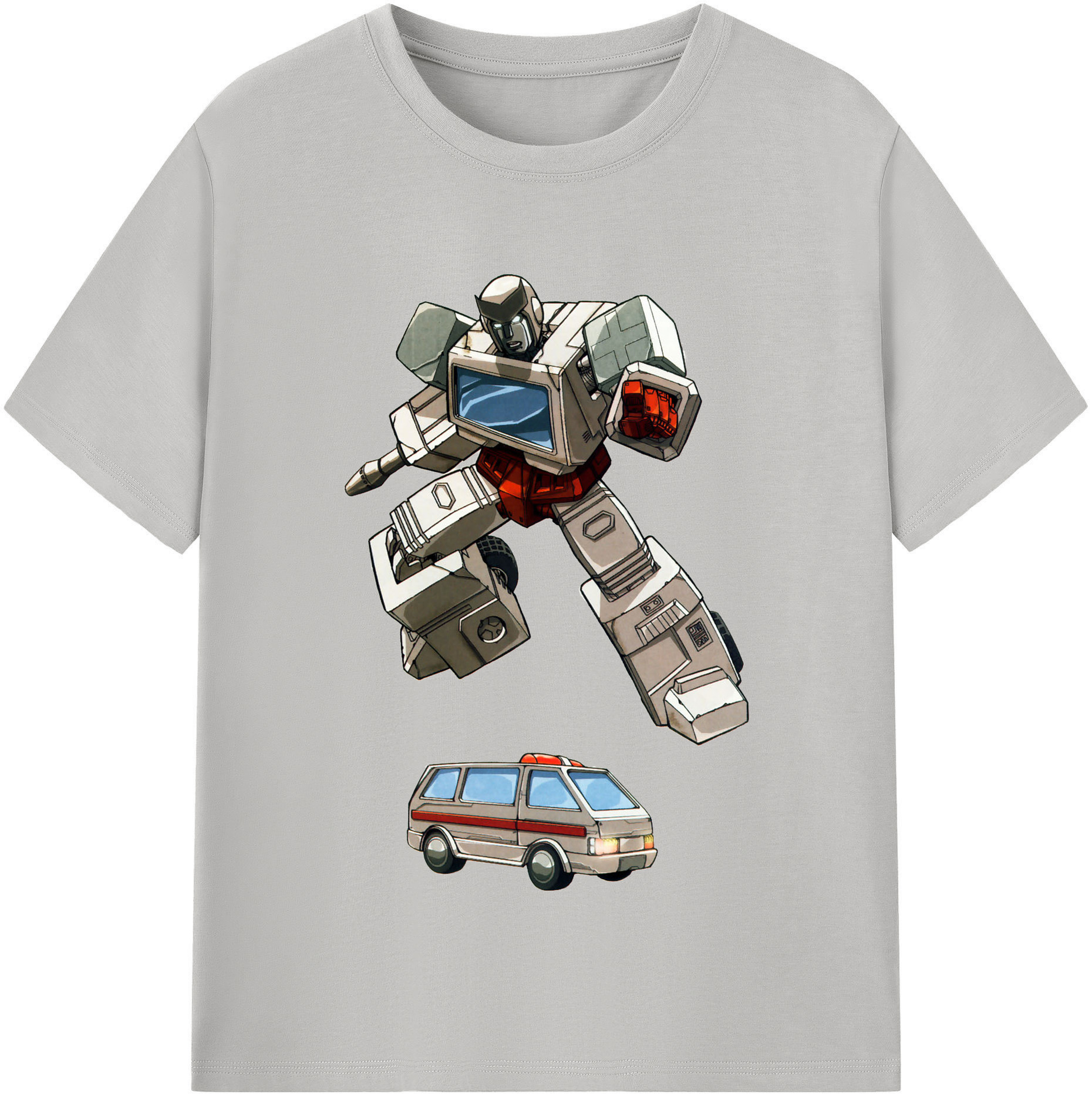（画像用）  レディースカジュアルプリントTシャツ（綿100％）
