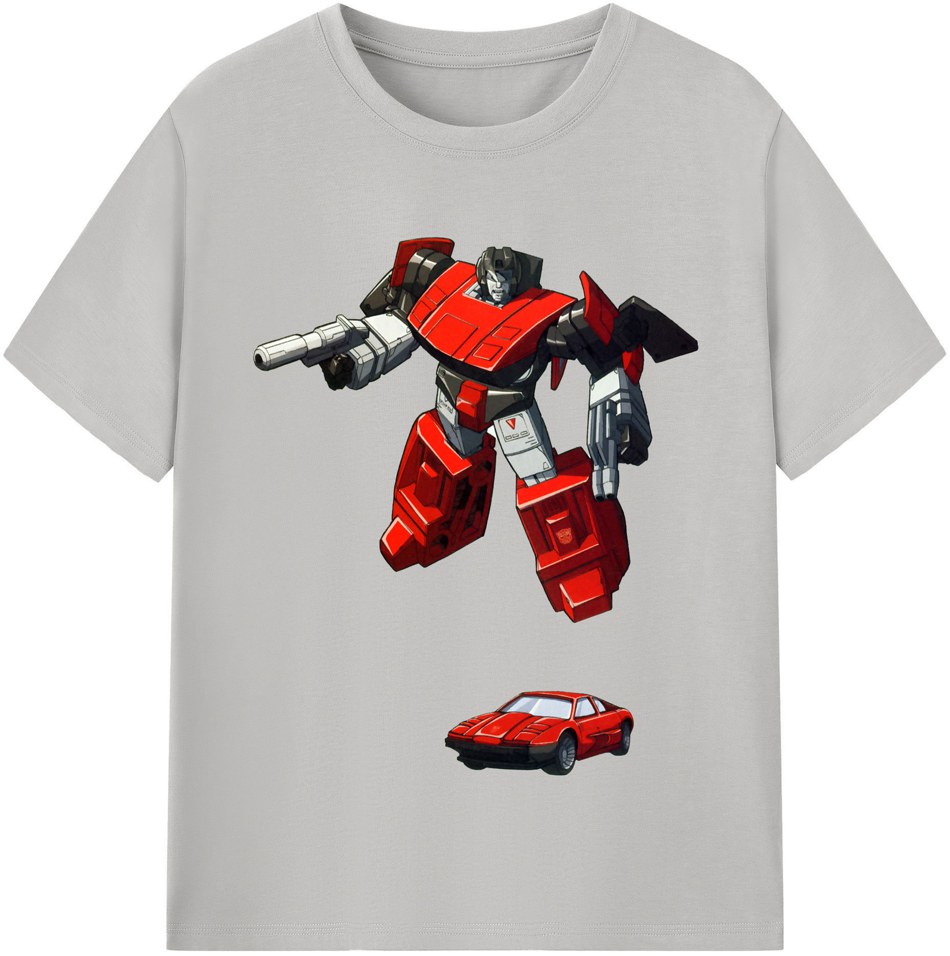 （画像用）  レディースカジュアルプリントTシャツ（綿100％）
