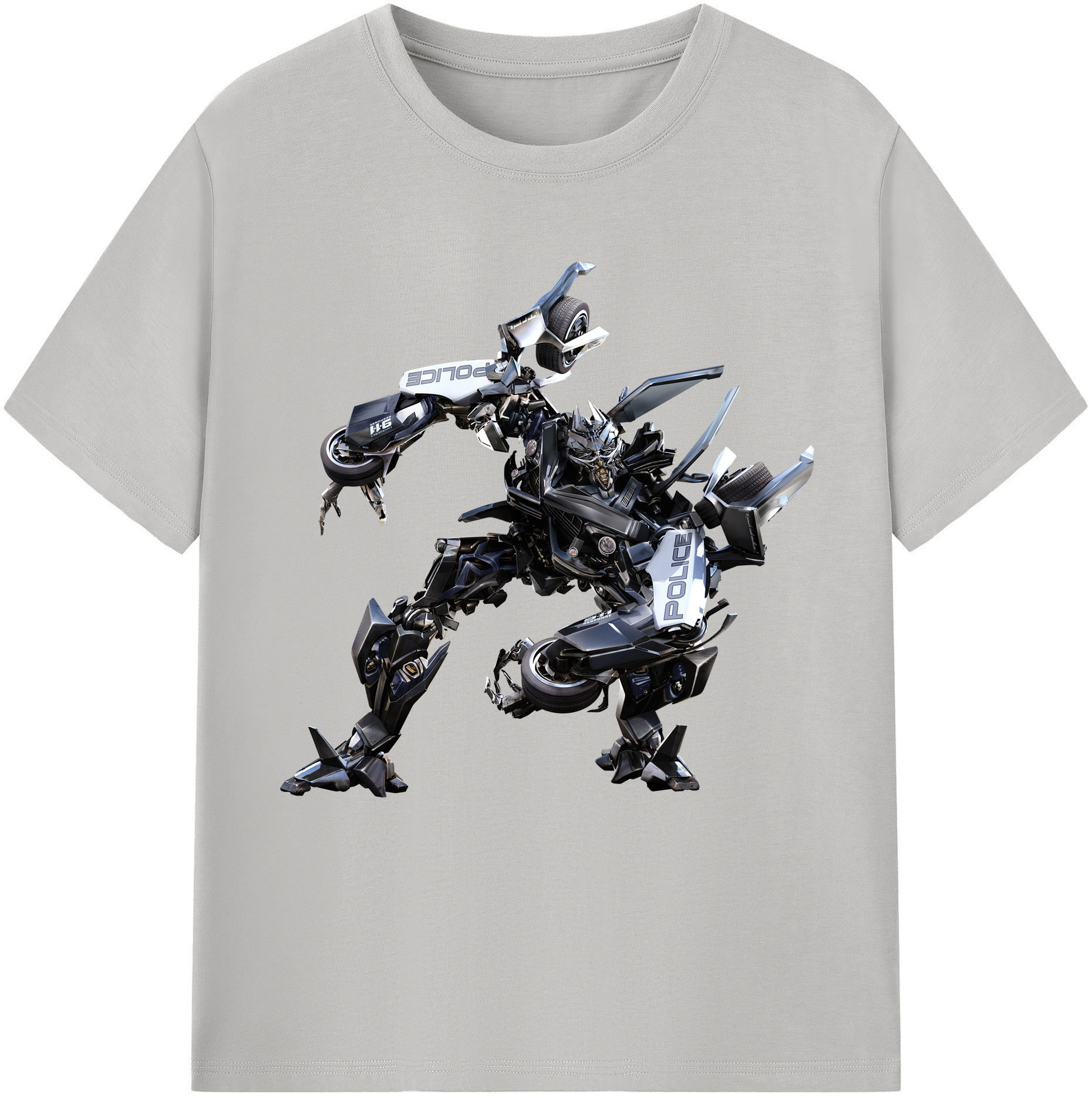 （画像用）  レディースカジュアルプリントTシャツ（綿100％）