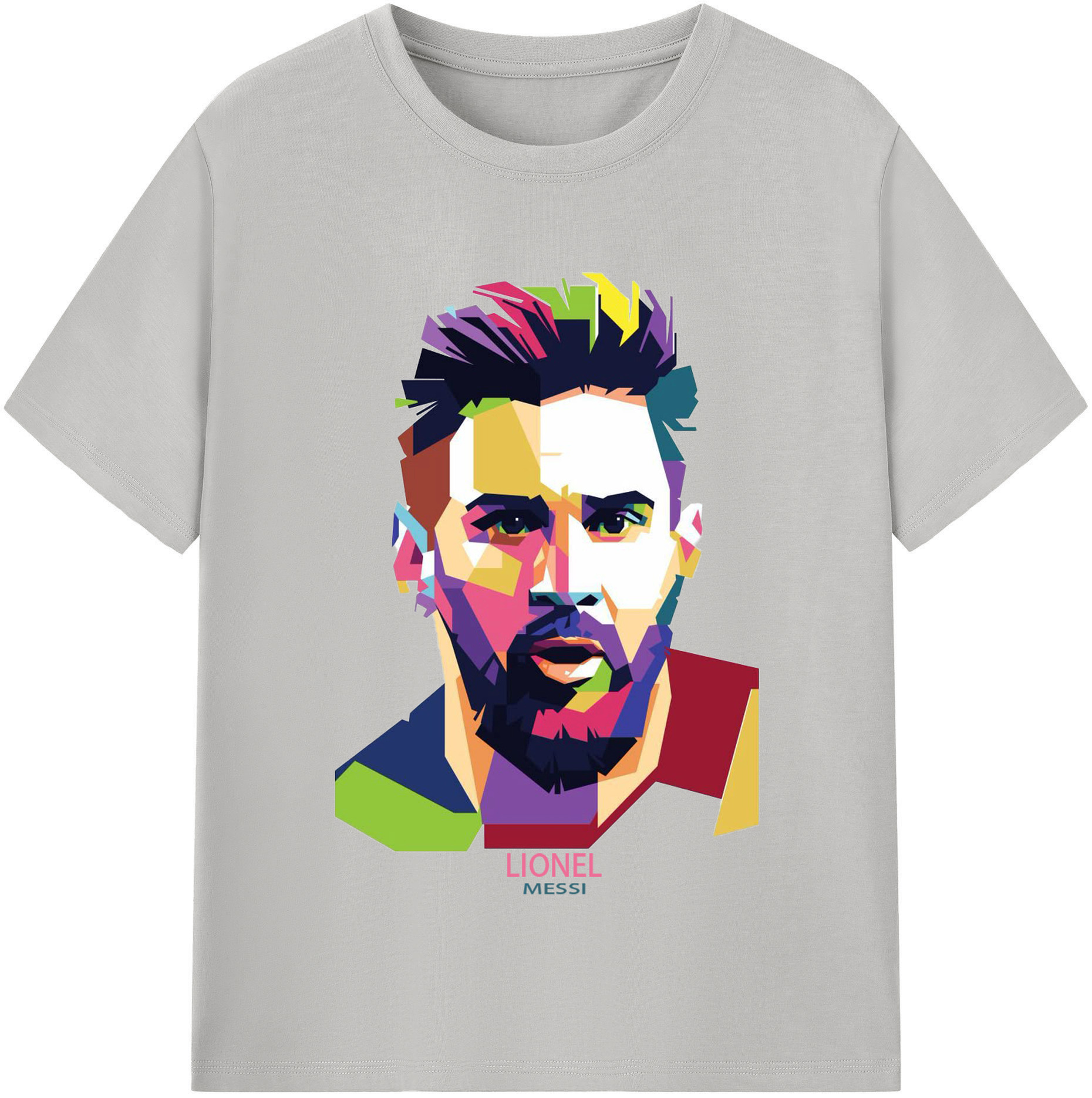 （画像用）  レディースカジュアルプリントTシャツ（綿100％）