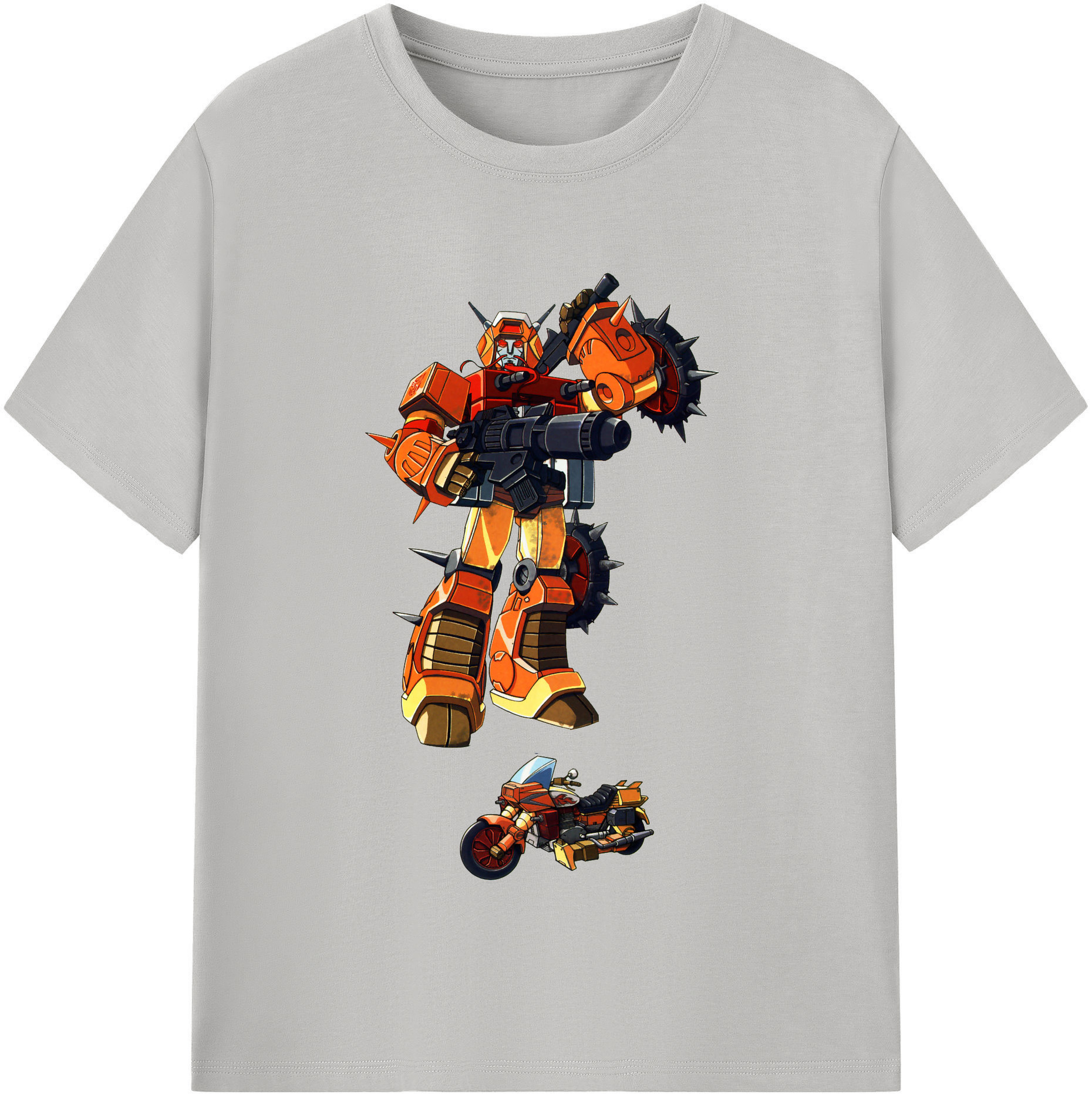 （画像用）  レディースカジュアルプリントTシャツ（綿100％）