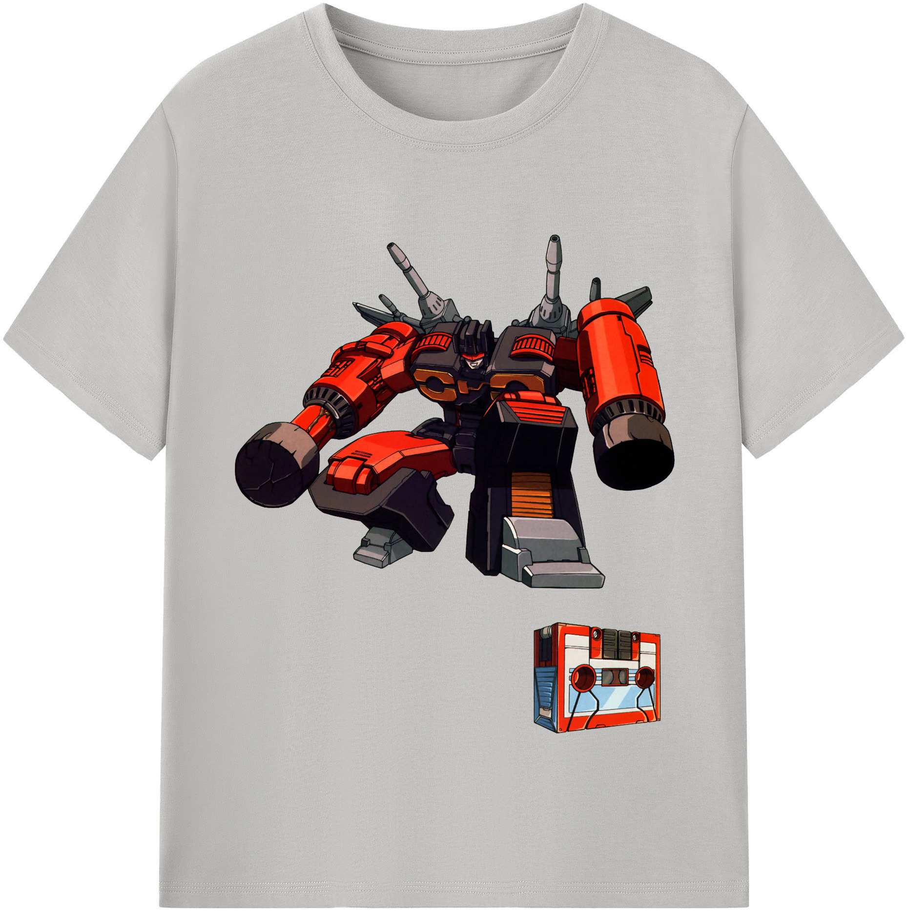 （画像用）  レディースカジュアルプリントTシャツ（綿100％）