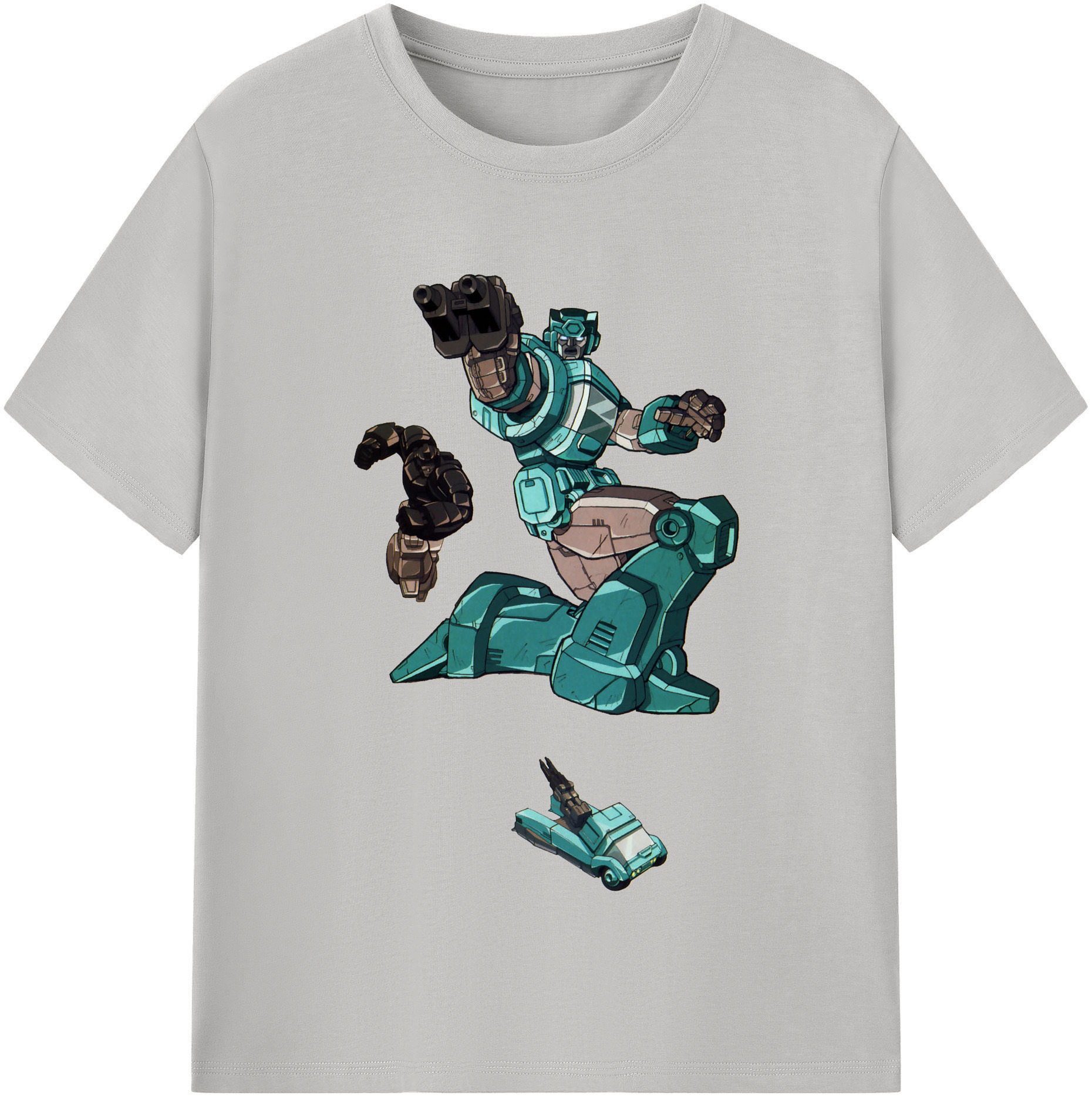 （画像用）  レディースカジュアルプリントTシャツ（綿100％）