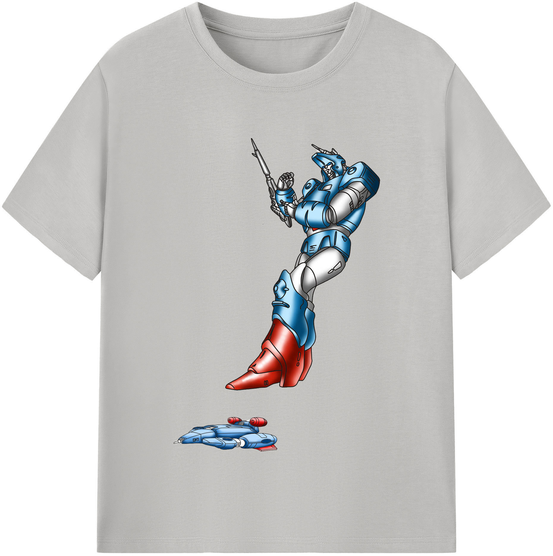 （画像用）  レディースカジュアルプリントTシャツ（綿100％）