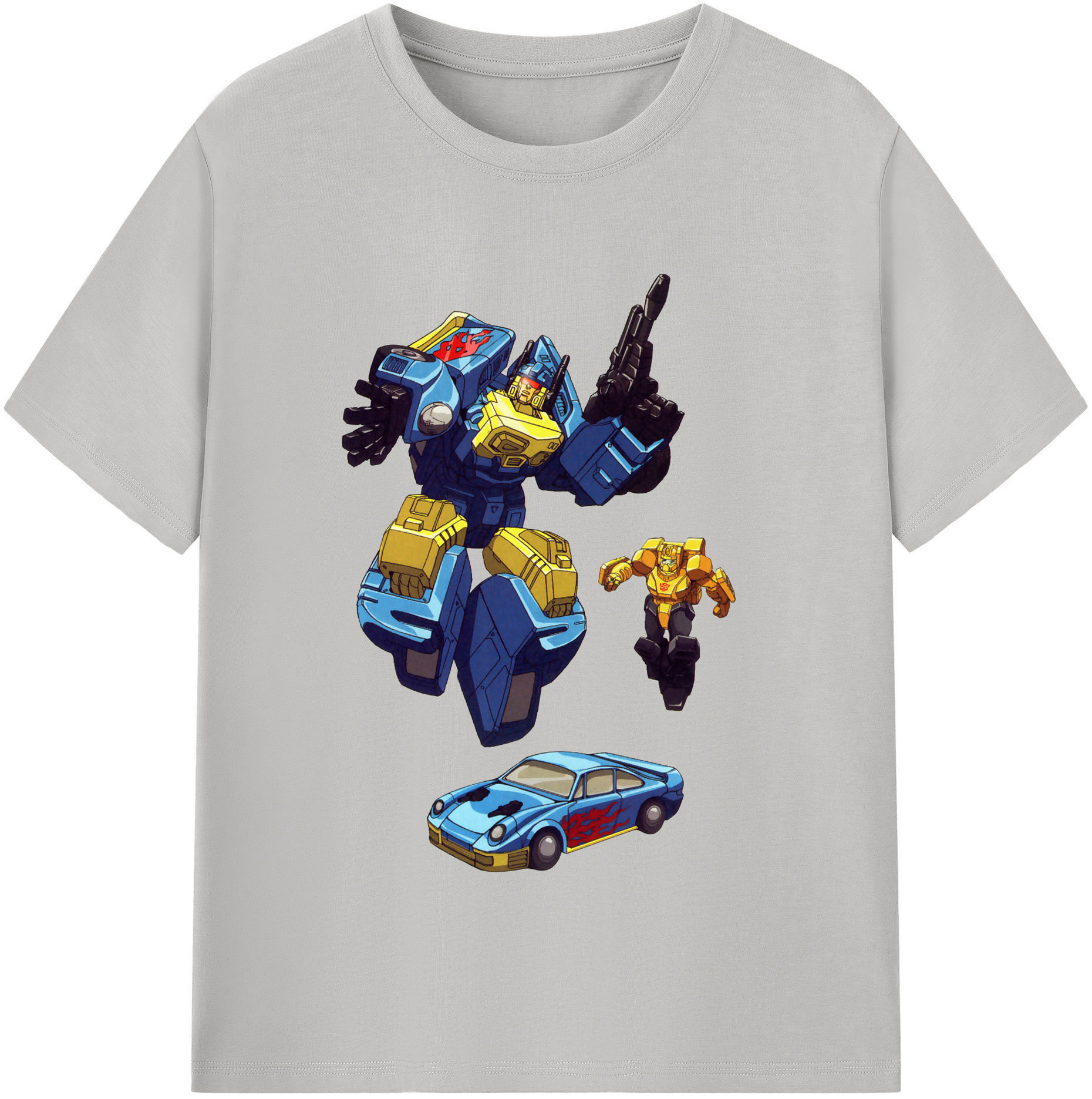 （画像用）  レディースカジュアルプリントTシャツ（綿100％）