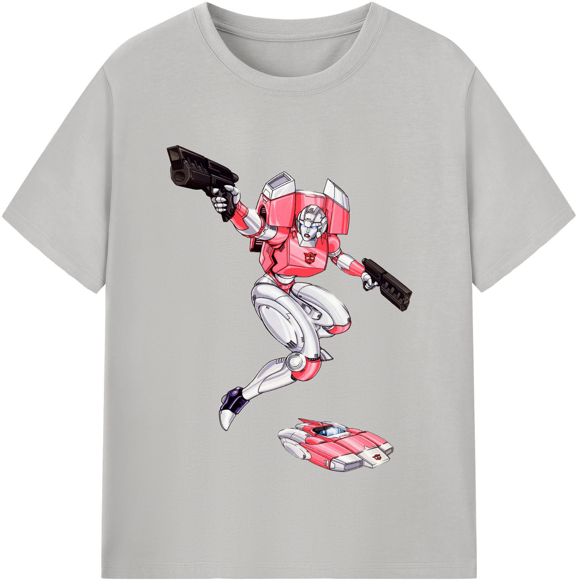 （画像用）  レディースカジュアルプリントTシャツ（綿100％）