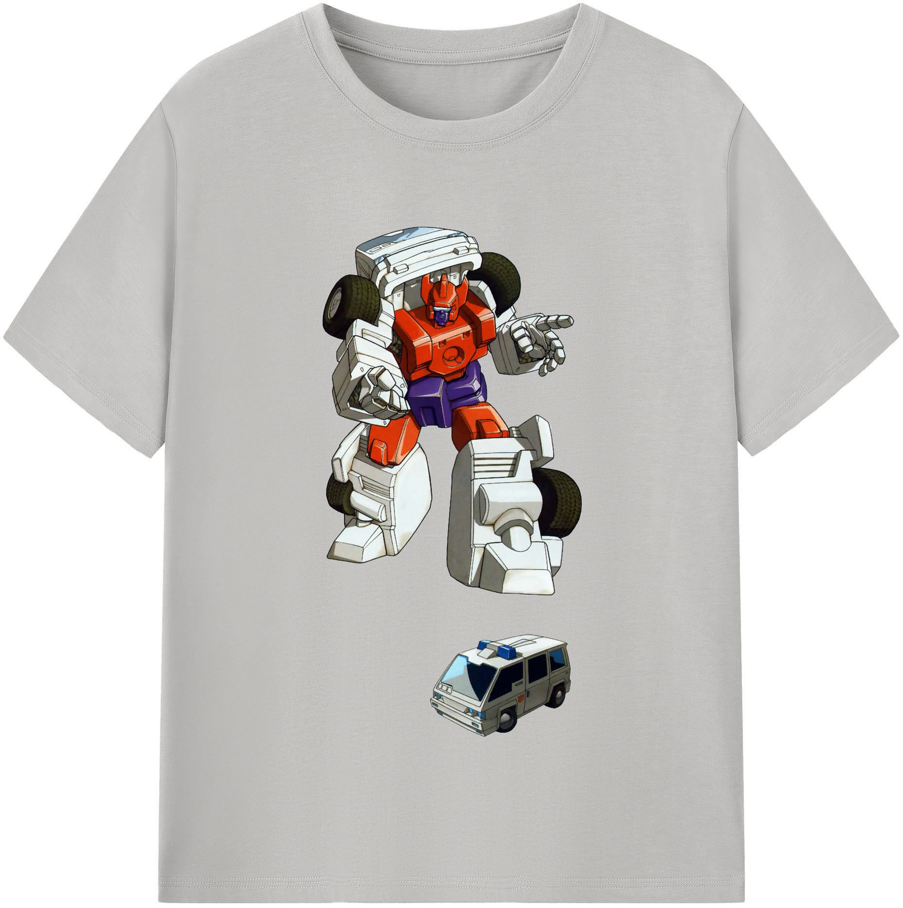 （画像用）  レディースカジュアルプリントTシャツ（綿100％）