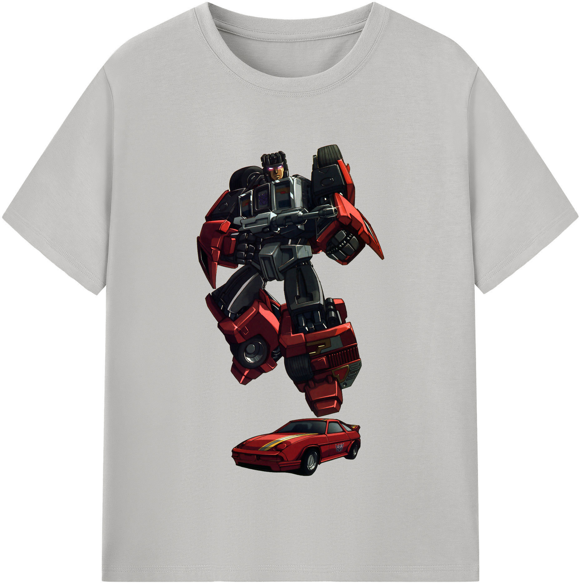 （画像用）  レディースカジュアルプリントTシャツ（綿100％）