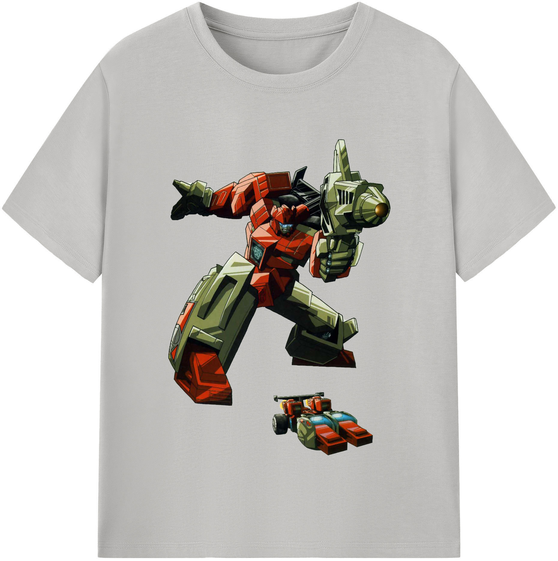 （画像用）  レディースカジュアルプリントTシャツ（綿100％）