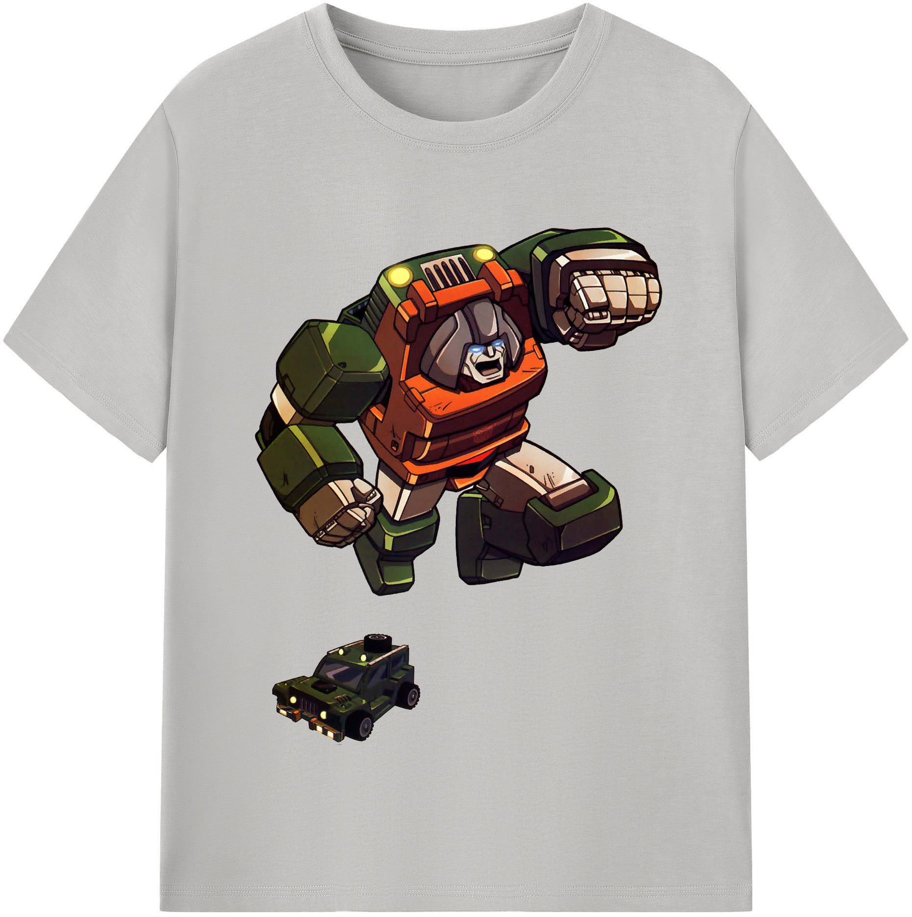 （画像用）  レディースカジュアルプリントTシャツ（綿100％）