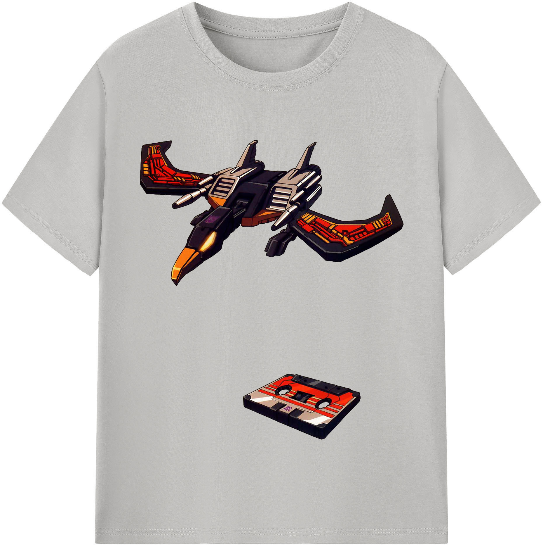 （画像用）  レディースカジュアルプリントTシャツ（綿100％）